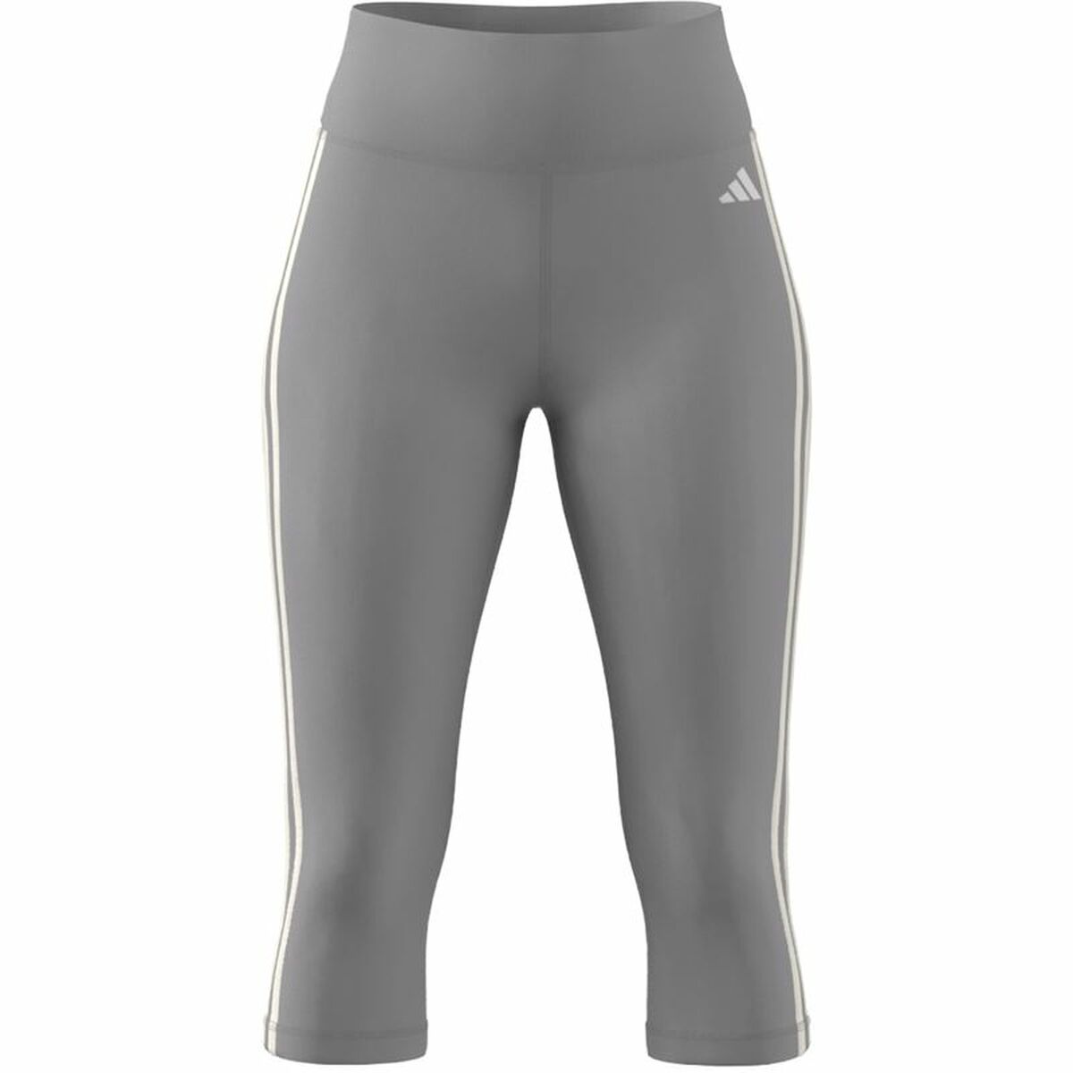 Image secondaire de Leggings de Sport pour Femmes Adidas Train Essentials 3S 3/4 Gris