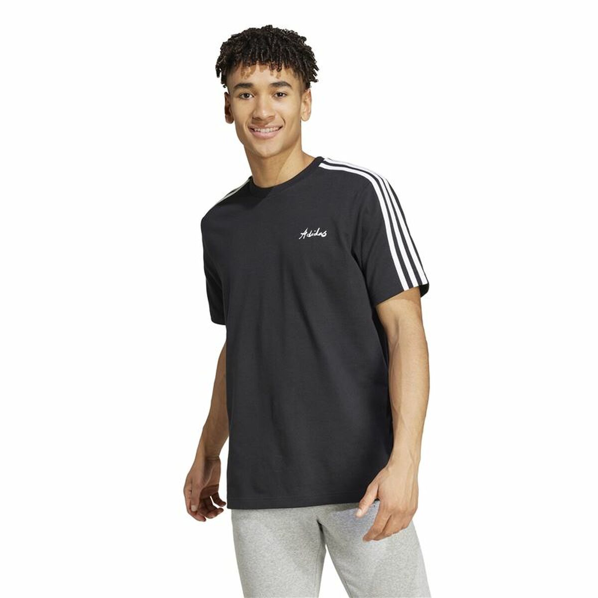 Image secondaire de T-shirt à manches courtes homme Adidas Gallery Graphic Noir