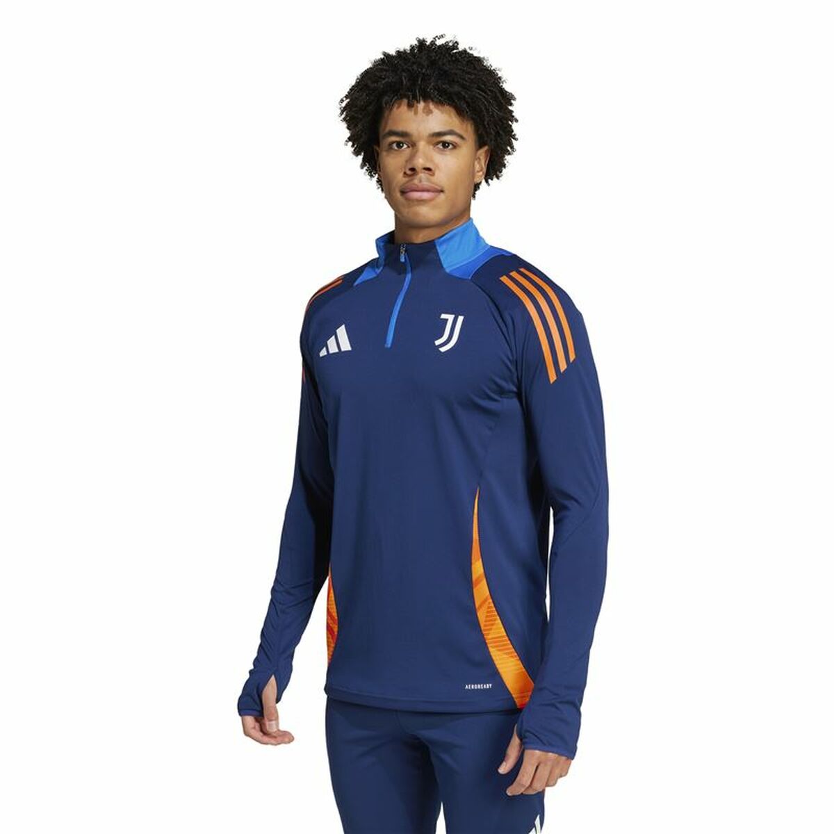 Image secondaire de Sweat à capuche homme Adidas Juventus Tiro24 Competition Bleu