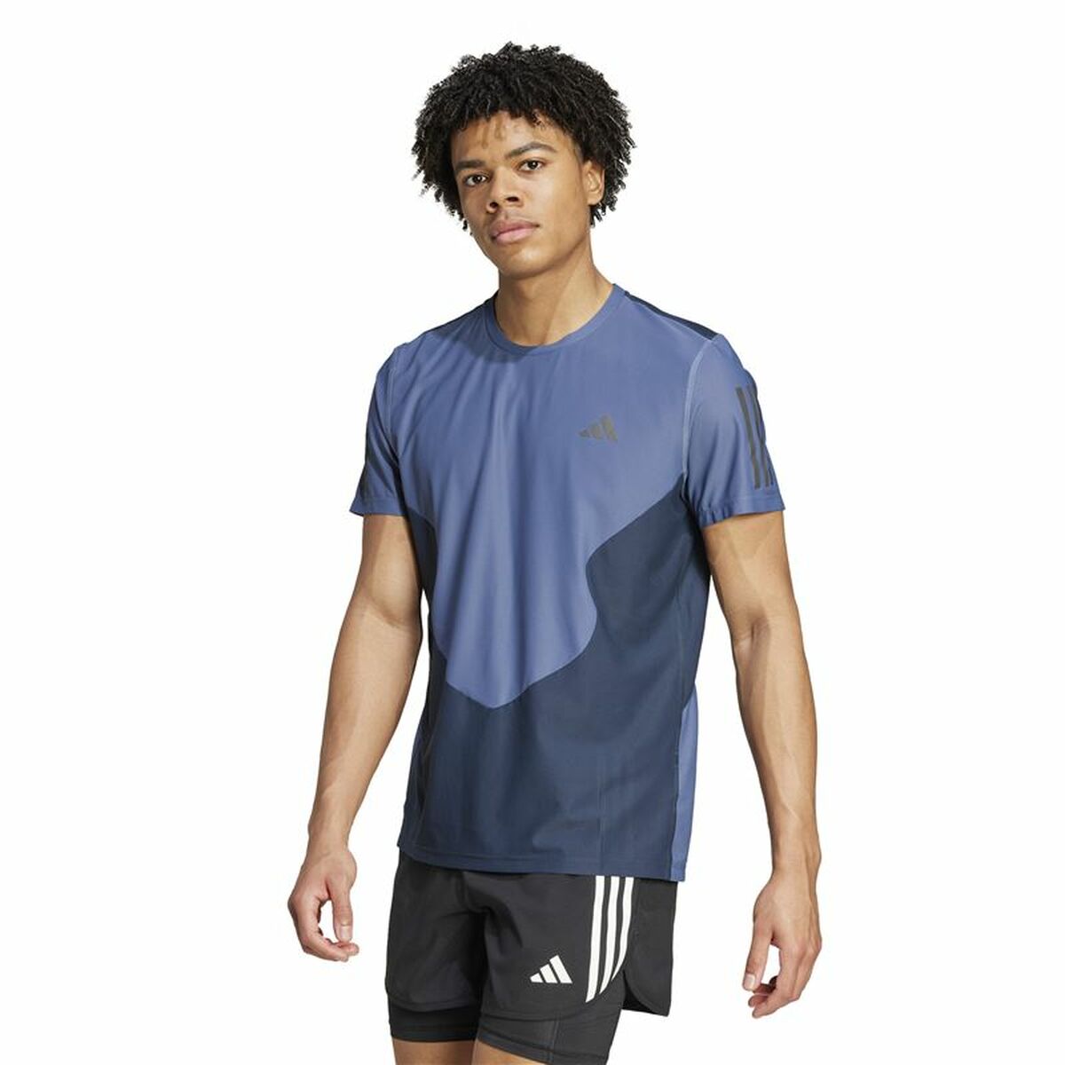 Image secondaire de T-shirt à manches courtes homme Adidas Own The Run Colorblock