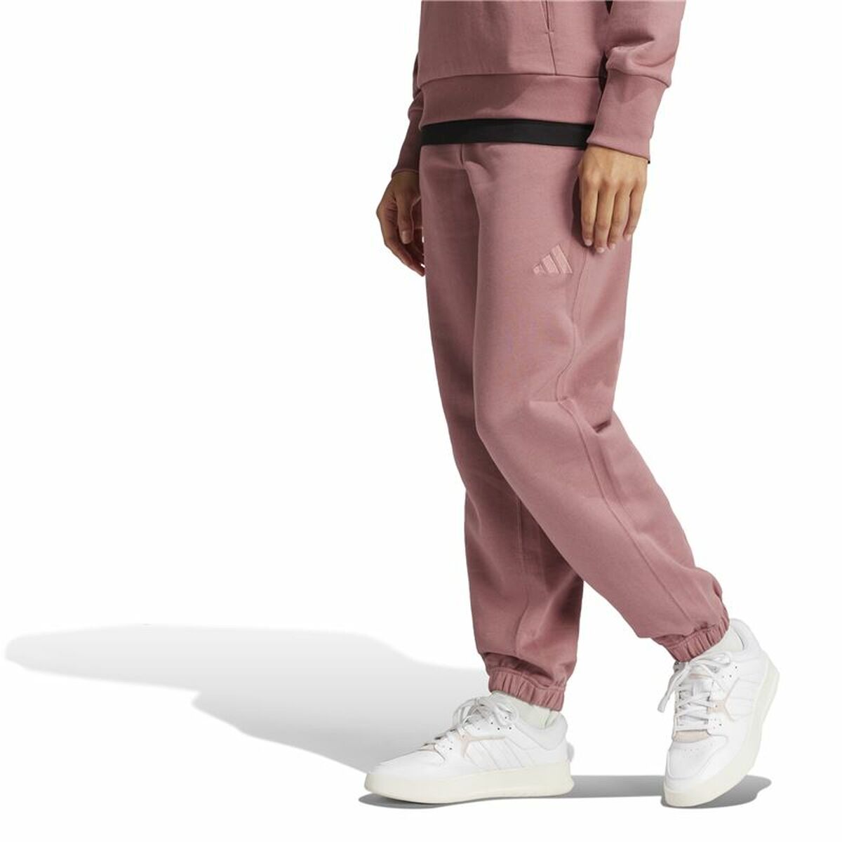 Image secondaire de Pantalon de sport long Adidas All Szn French Terry Loose Rose Femme