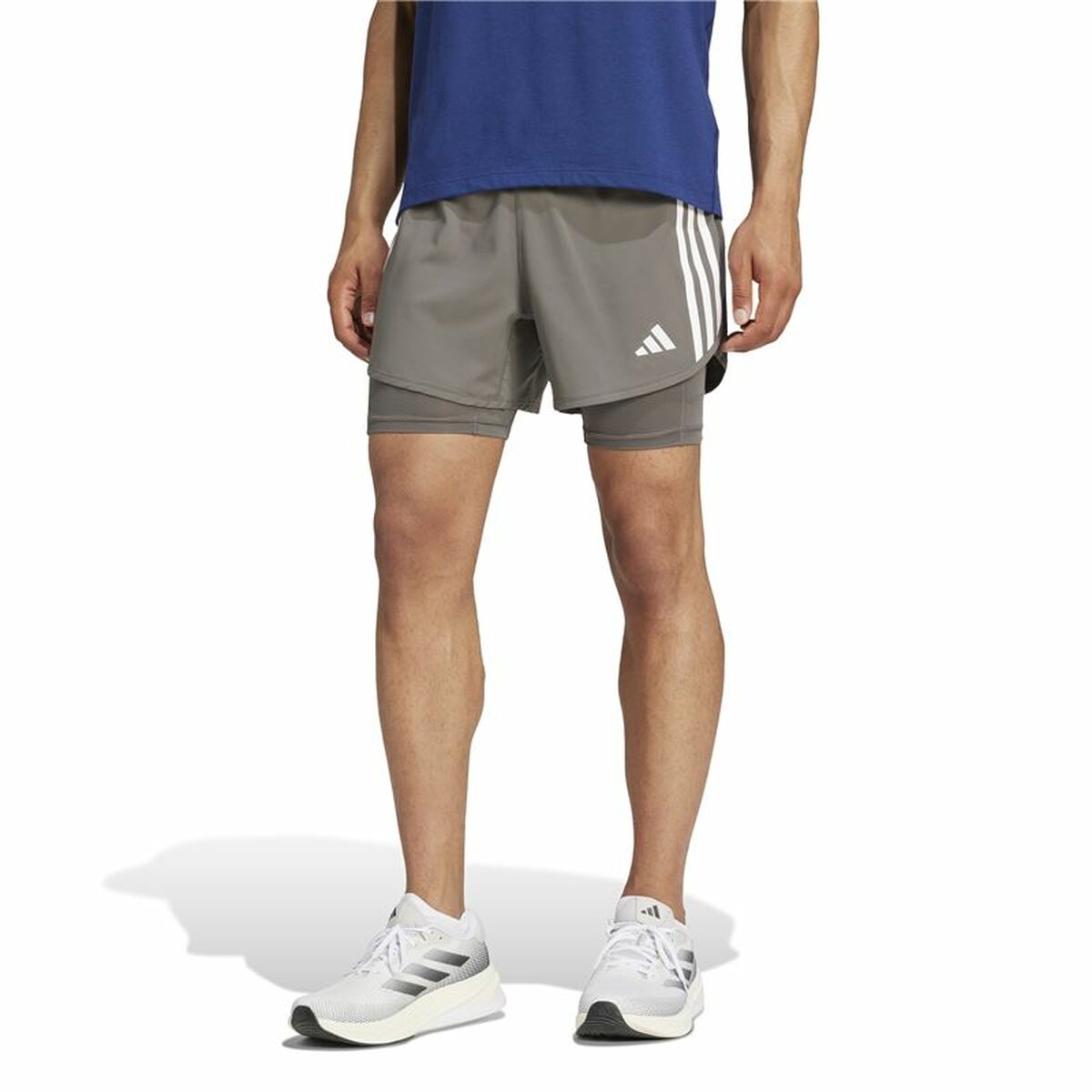 Image secondaire de Short de Sport pour Homme Adidas Own The Run 3 Bandas 2In1