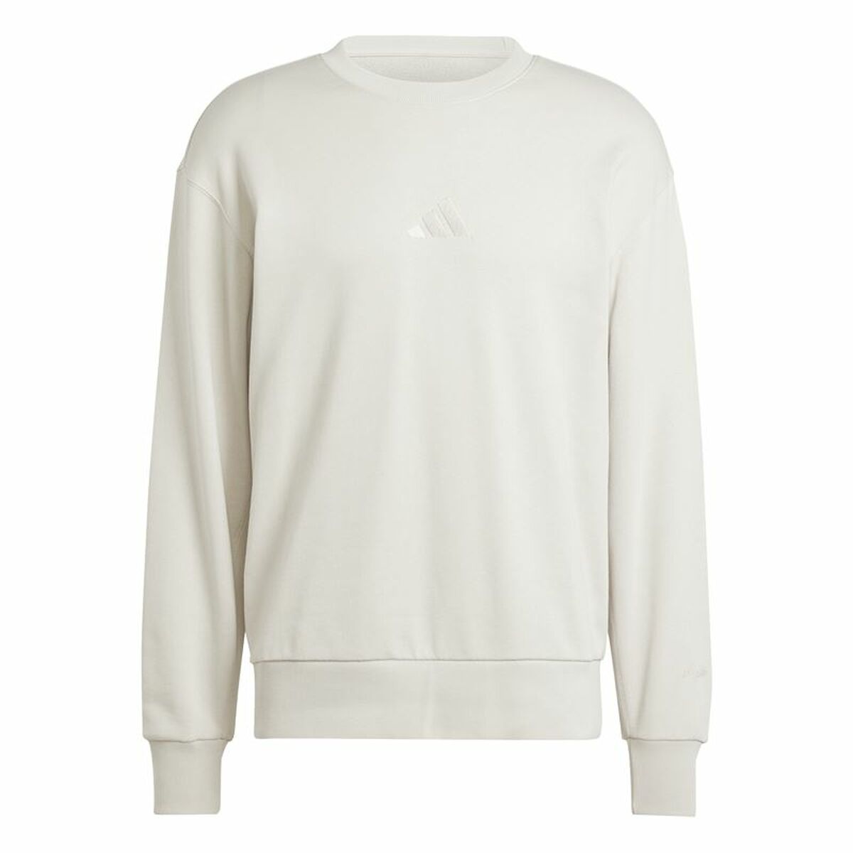 Sweat sans capuche homme Adidas All Szn French Terry Crew Beige