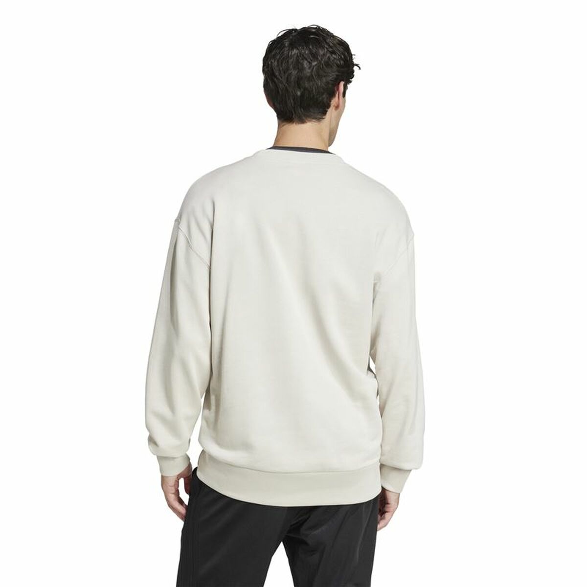 Herensweater zonder Capuchon Adidas All Szn French Terry Crew Beige
