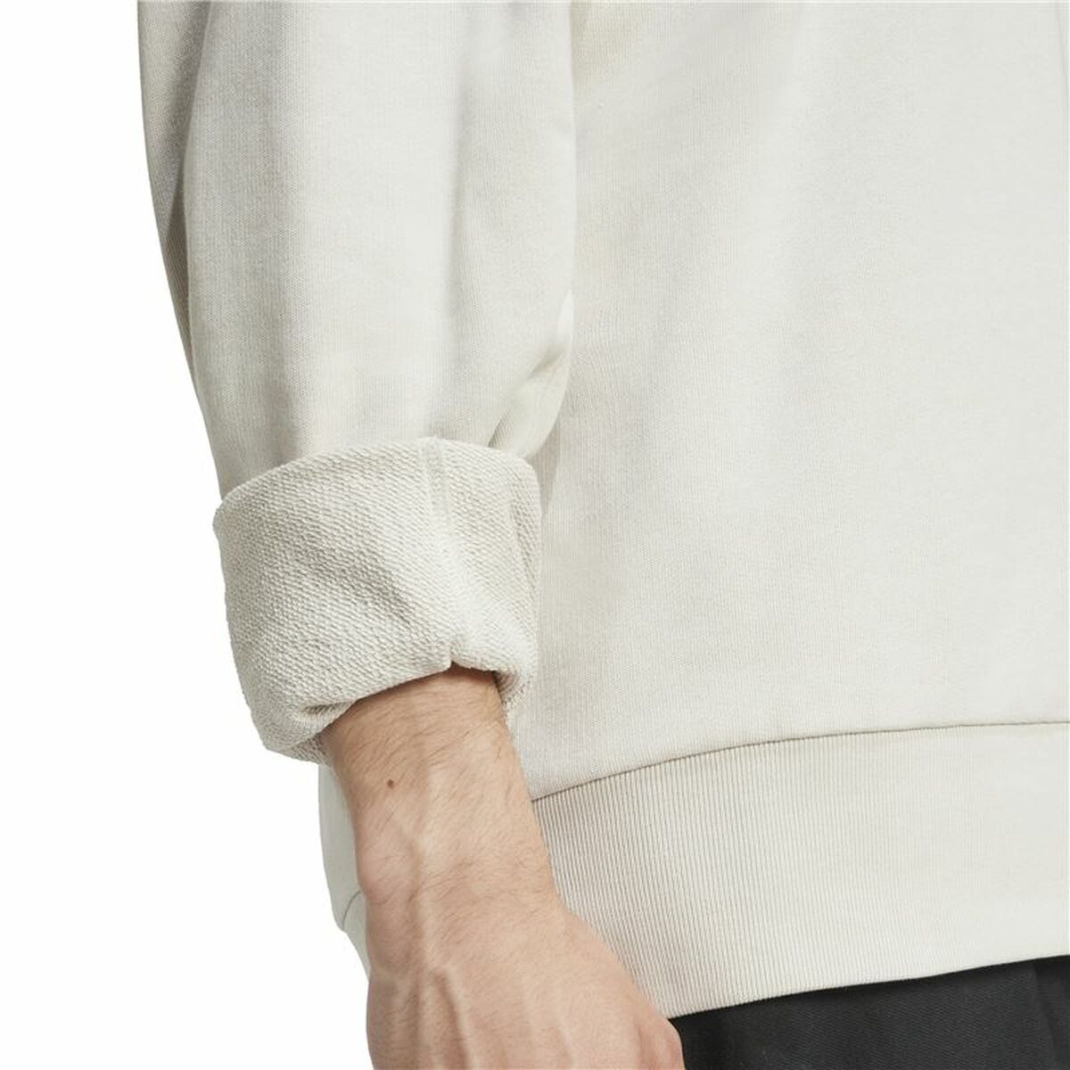 Herensweater zonder Capuchon Adidas All Szn French Terry Crew Beige