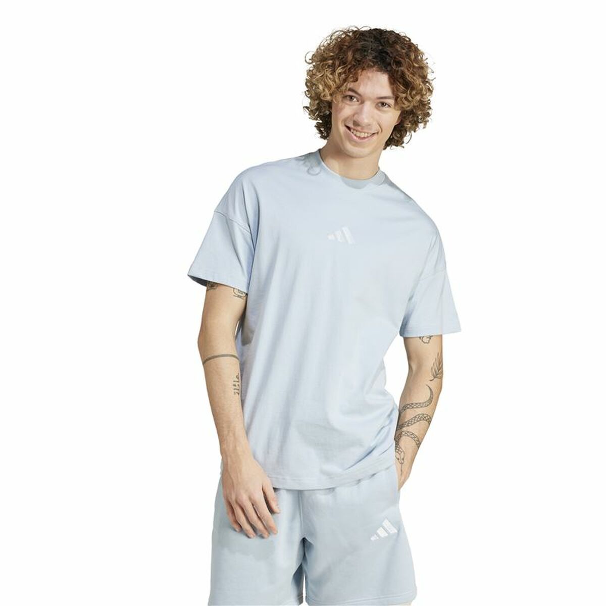 Image secondaire de T-shirt à manches courtes homme Adidas All Szn Graphic Bleu