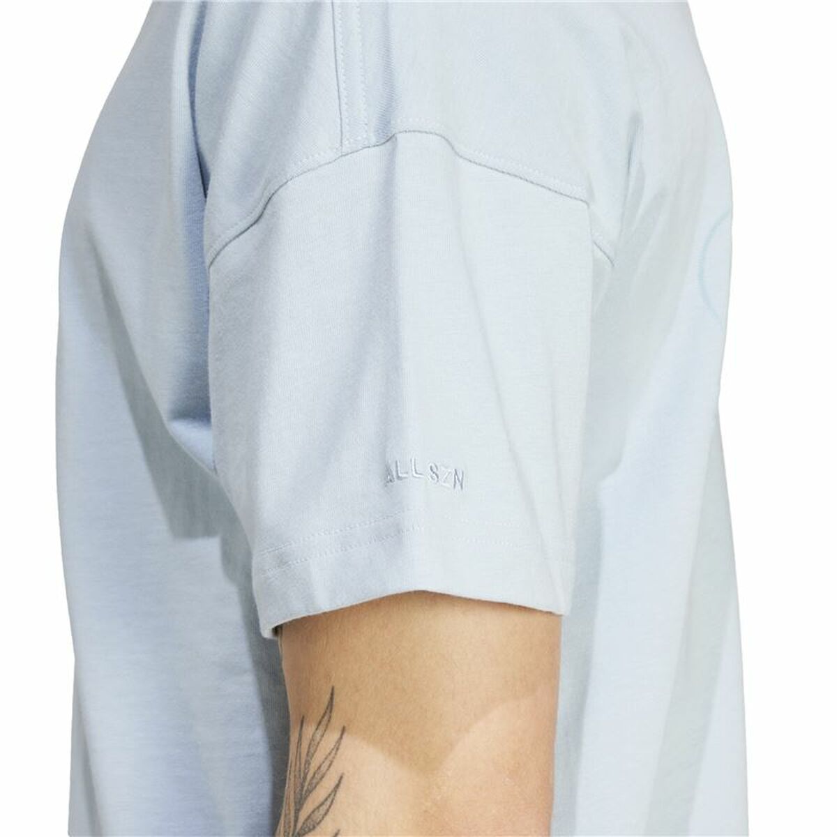 Heren-T-Shirt met Korte Mouwen Adidas All Szn Graphic Blauw