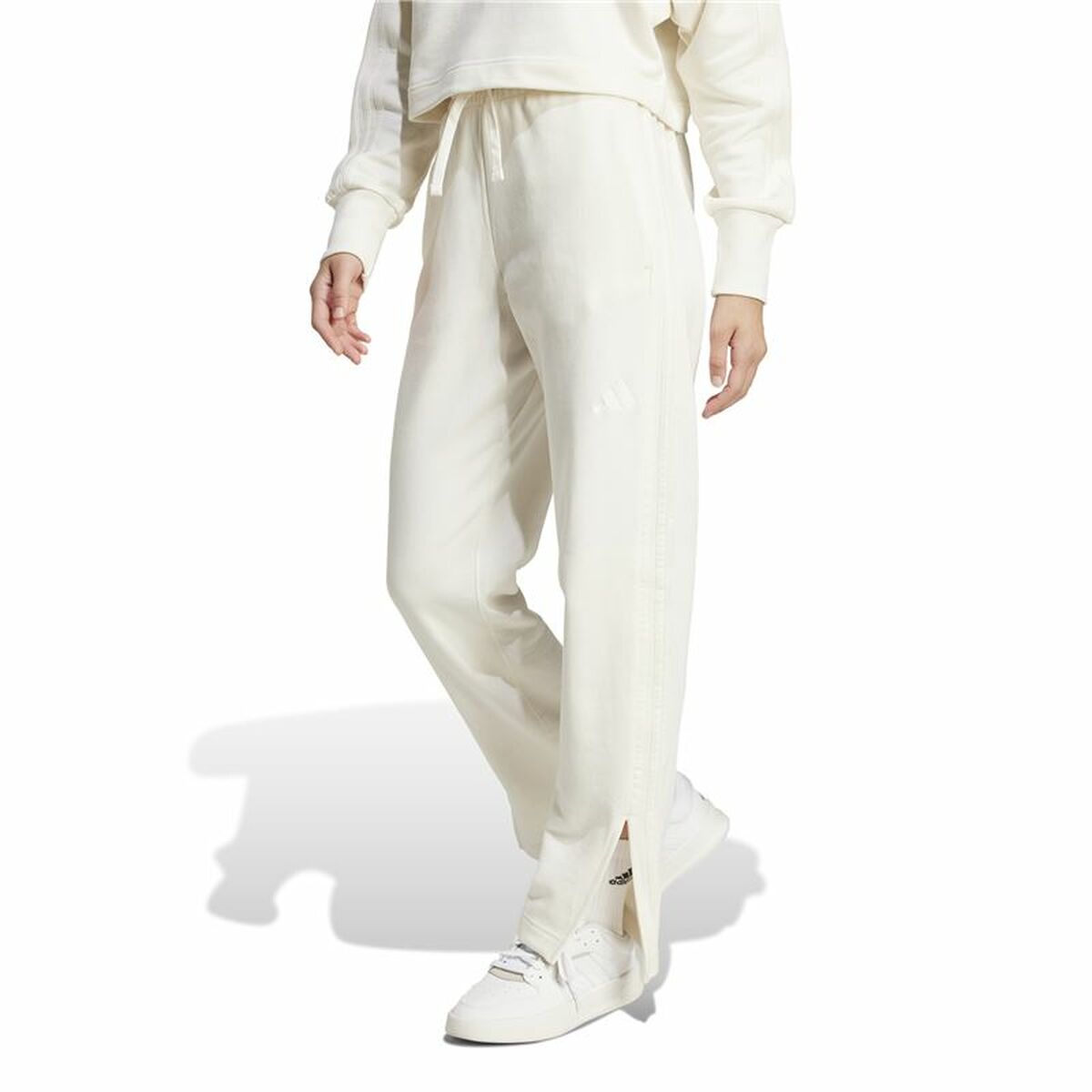 Image secondaire de Pantalon de sport long Adidas All Szn French Terry Blanc Femme