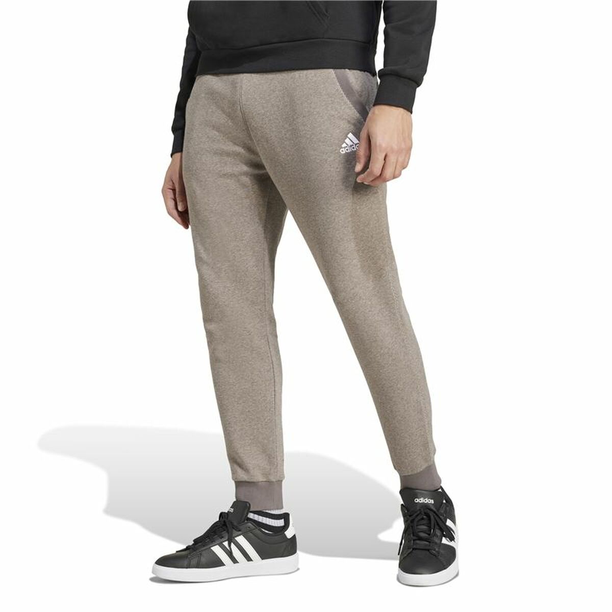 Image secondaire de Pantalon de sport long Adidas Seasonal Essentials Melange Beige Homme