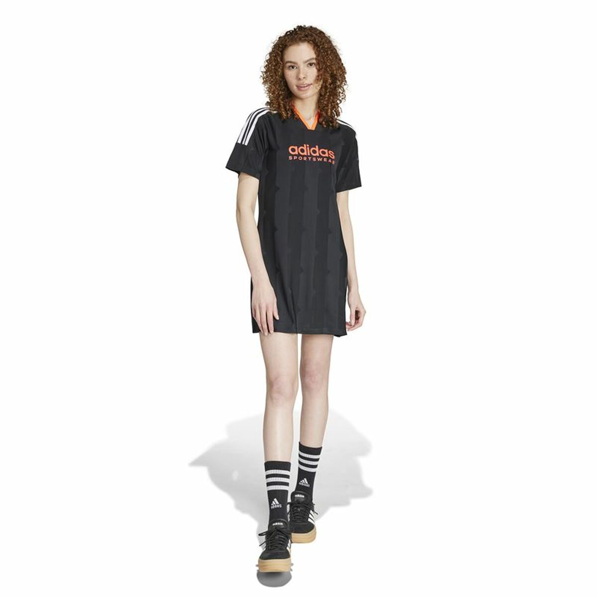 Image secondaire de Robe Adidas Tiro Cut 3 Bandas Jacquard Noir