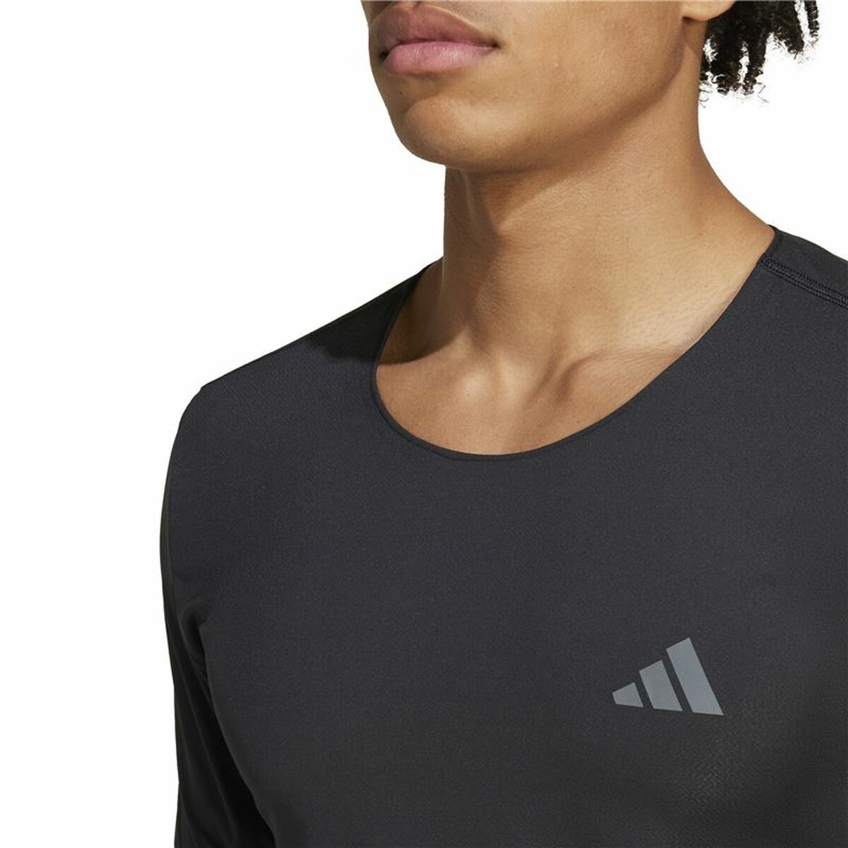 Menâs Short Sleeve T-Shirt Adidas Adizero Running Black