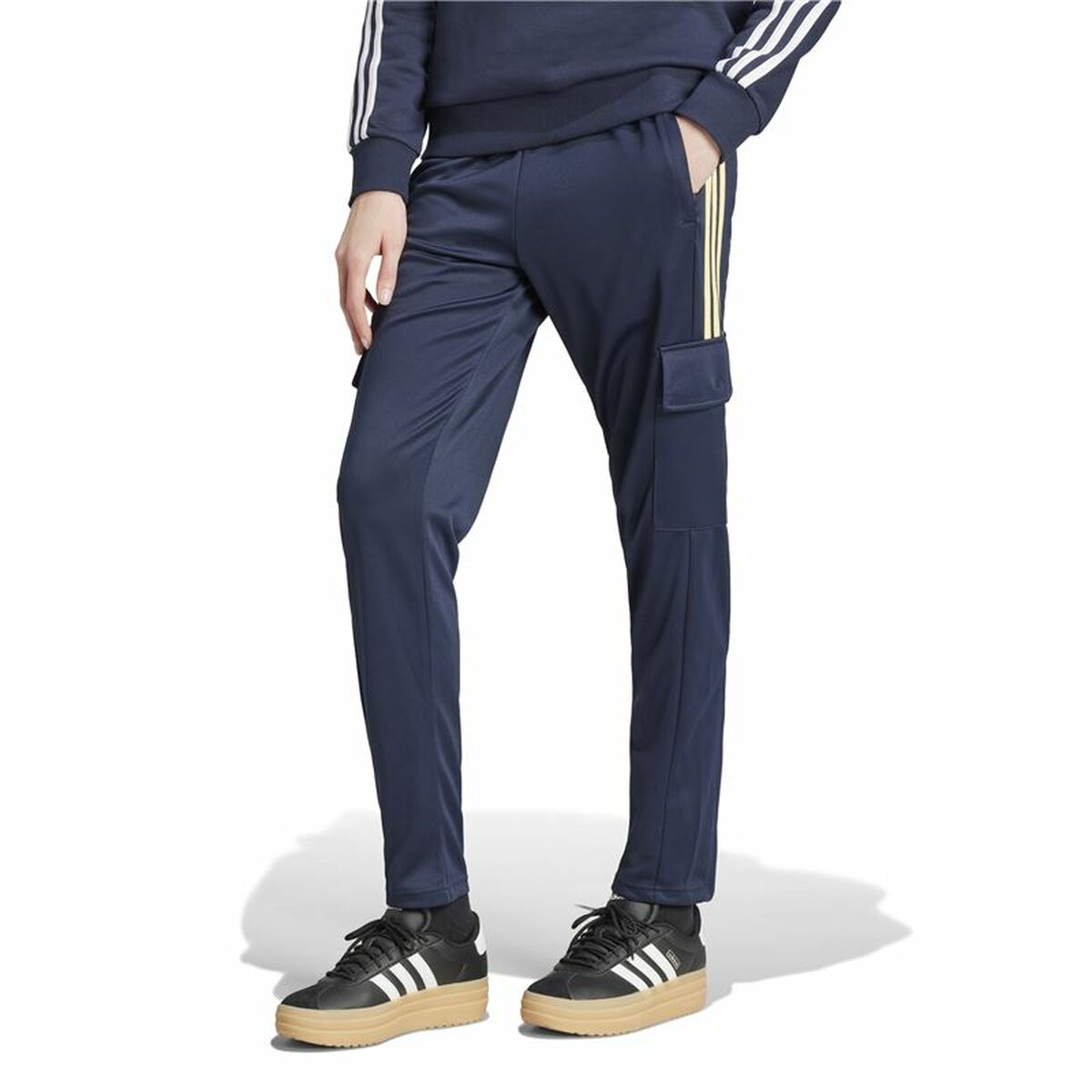 Image secondaire de Pantalon de sport long Adidas Tiro Cargo Bleu Femme