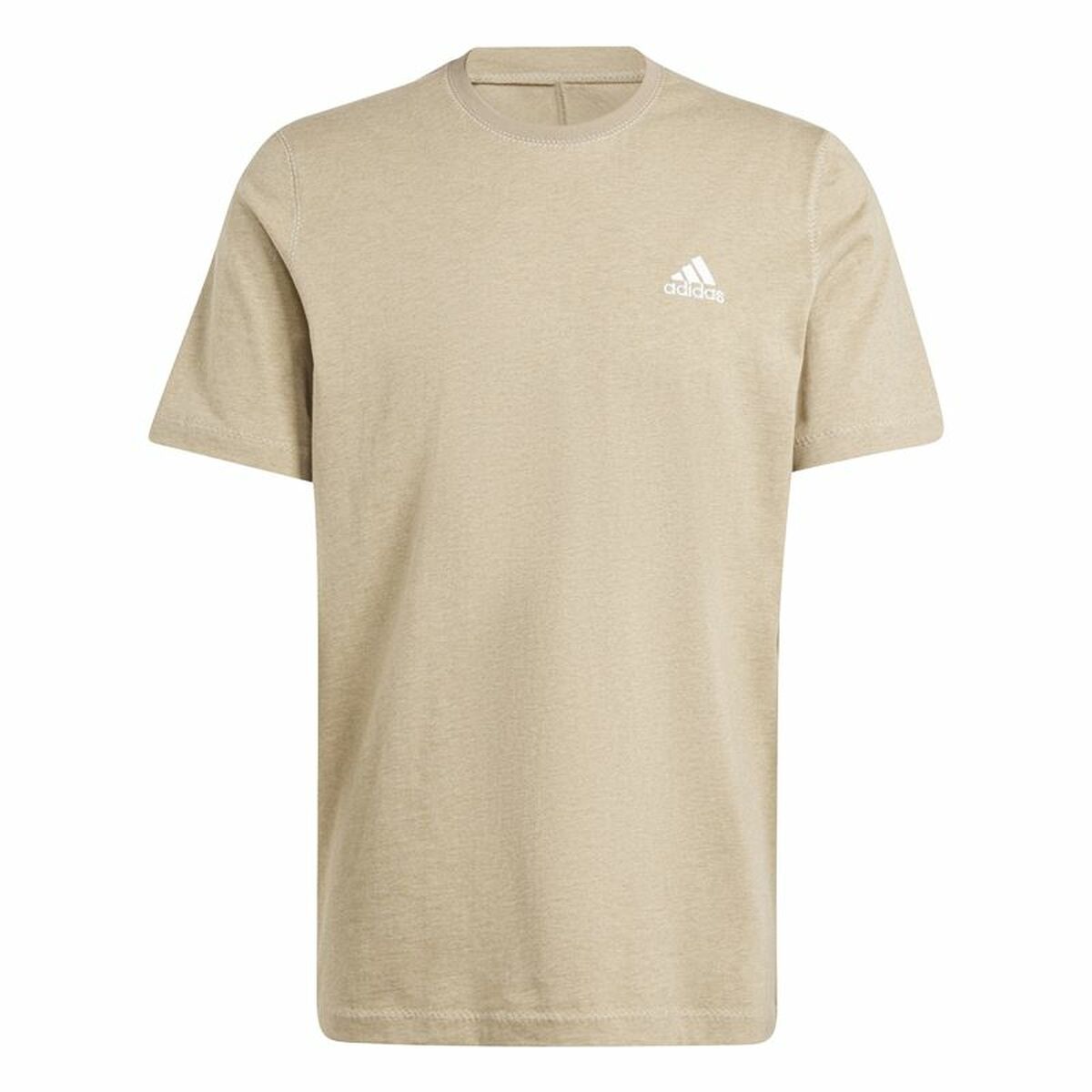 T-shirt à manches courtes homme Adidas Seasonal Essentials Melange Beige