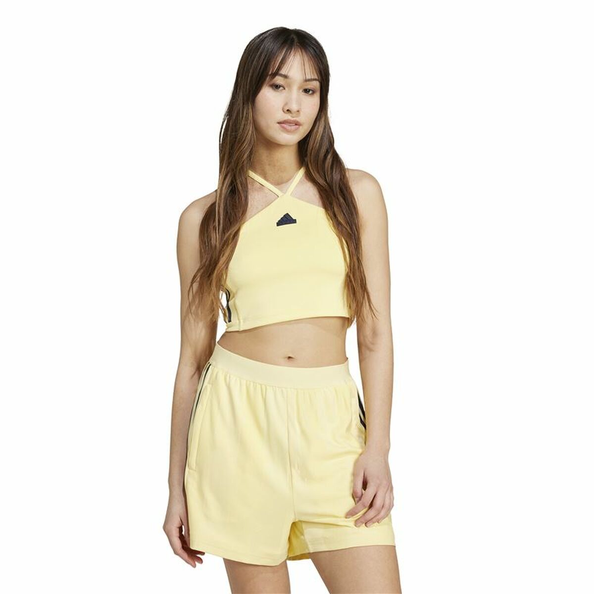 Image secondaire de Débardeur Femme Adidas Tiro Cut Jaune