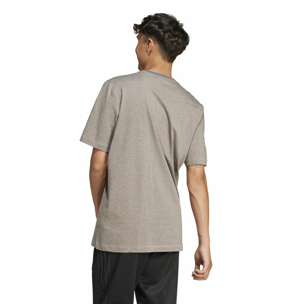 Heren-T-Shirt met Korte Mouwen Adidas Seasonal Essentials Bruin Lichtgrijs