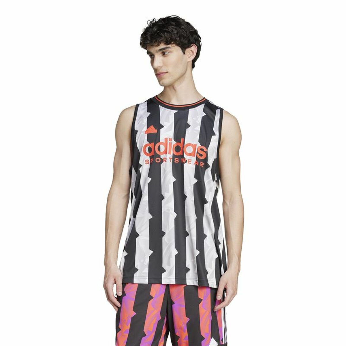 Image secondaire de Débardeur Homme Adidas House Of Tiro Tank Top Blanc Noir