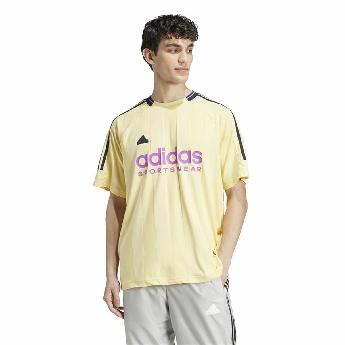 Image secondaire de T-shirt à manches courtes homme Adidas House Of Tiro Jacquard Jaune
