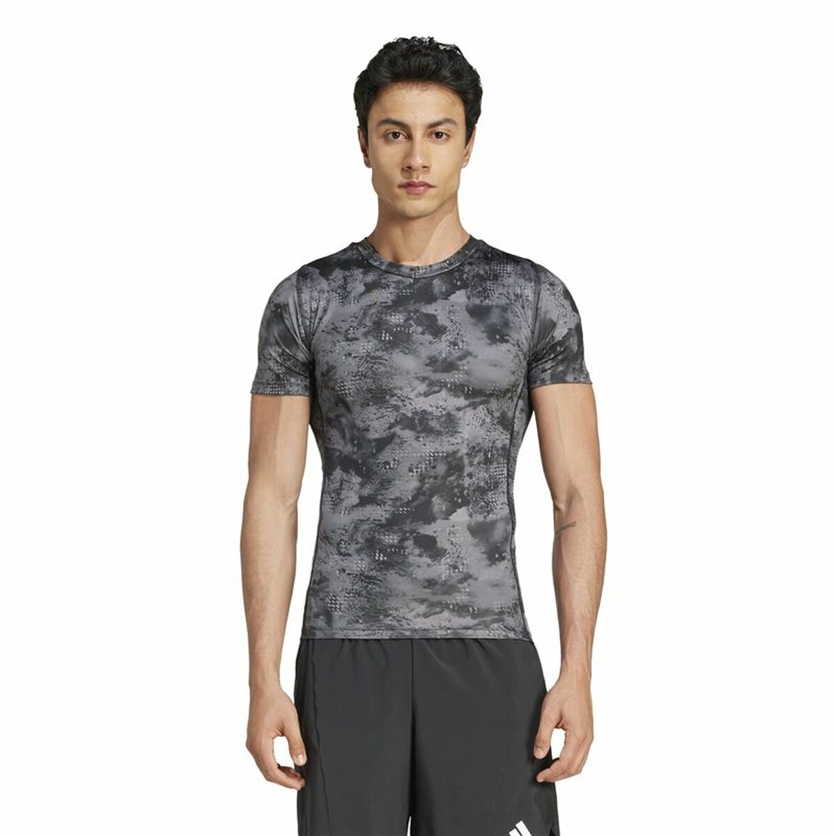 Image secondaire de T-shirt à manches courtes homme Adidas Techfit Training Aop (2XL)