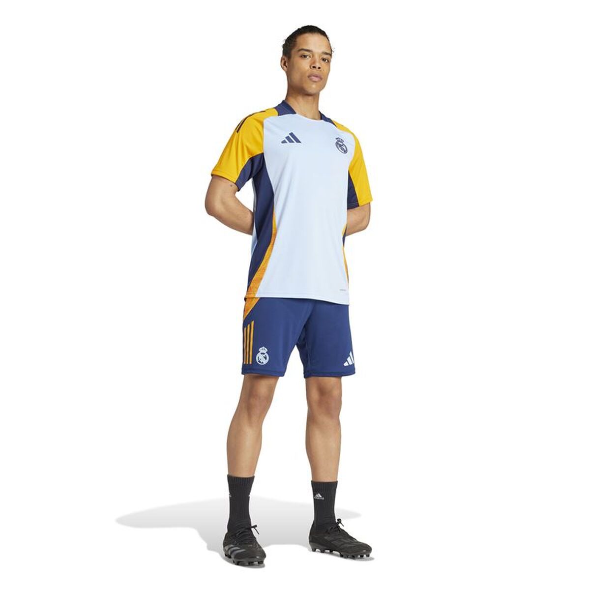 Voetbal Trainingsbroeken voor Volwassenen Adidas Real Madrid 24/25 Training Blauw