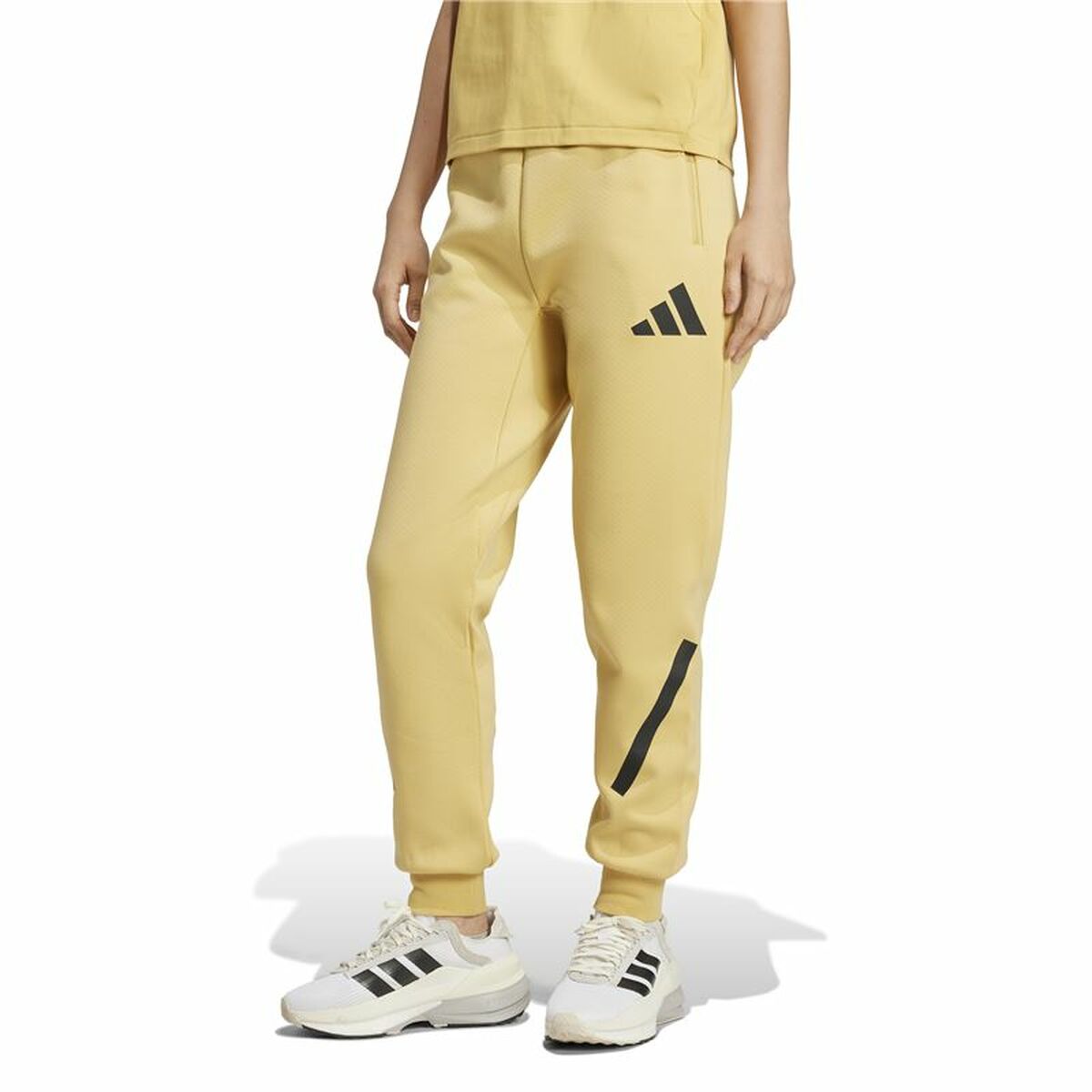 Image secondaire de Pantalon de sport long Adidas Z.N.E. Jaune Femme