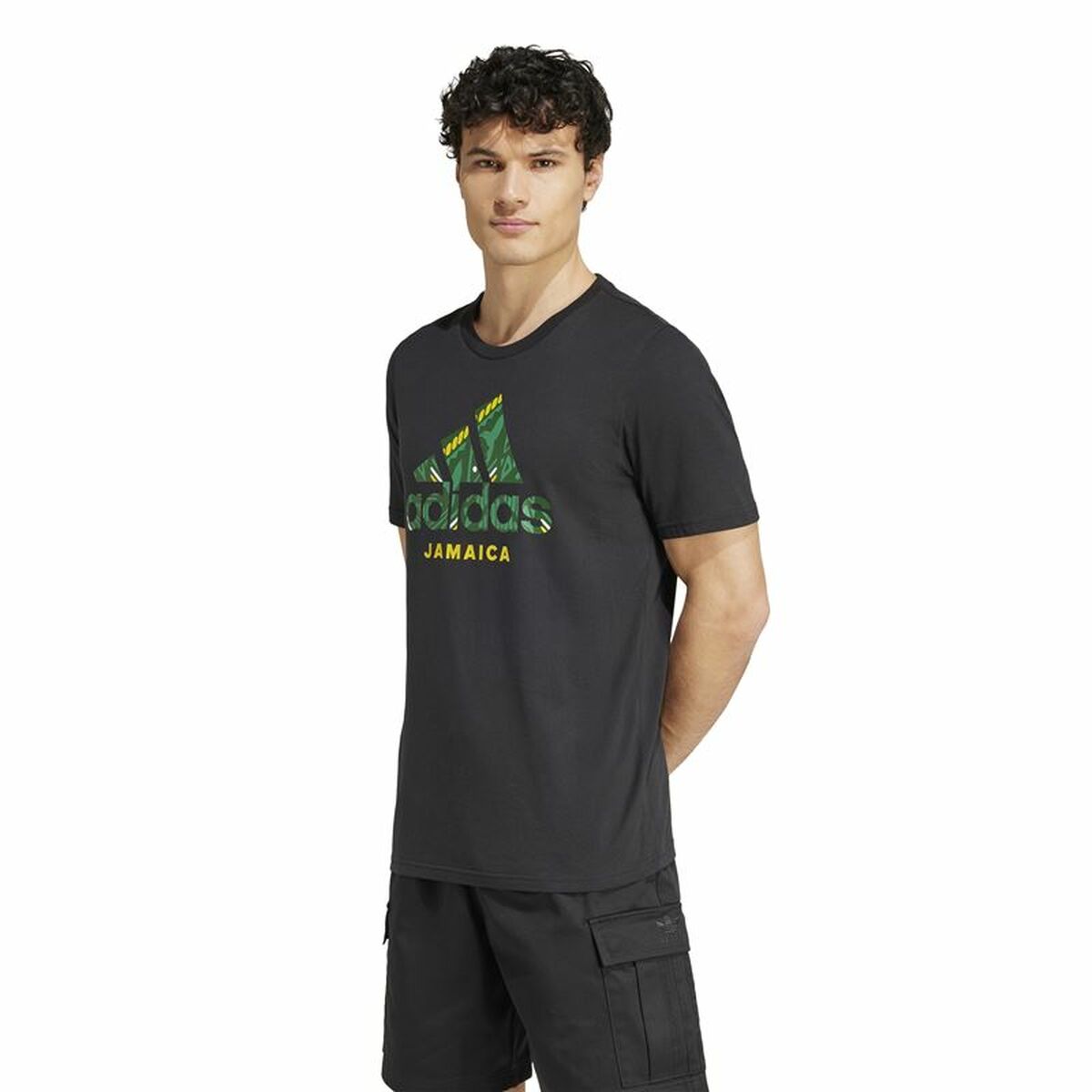 Image secondaire de T-shirt de foot Adidas Jamaica Seasonal Graphic Bleu