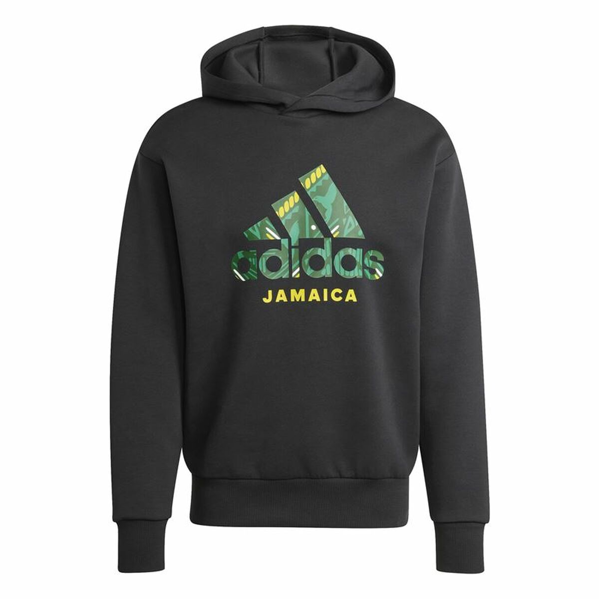 Sweat à capuche homme Adidas Jamaica Seasonal Doubleknit Noir
