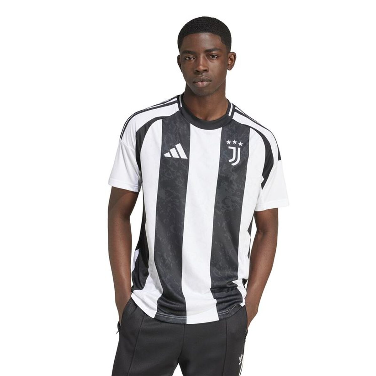 Heren Voetbal T-shirt met Korte Mouwen Adidas Juventus 24/25 Home
