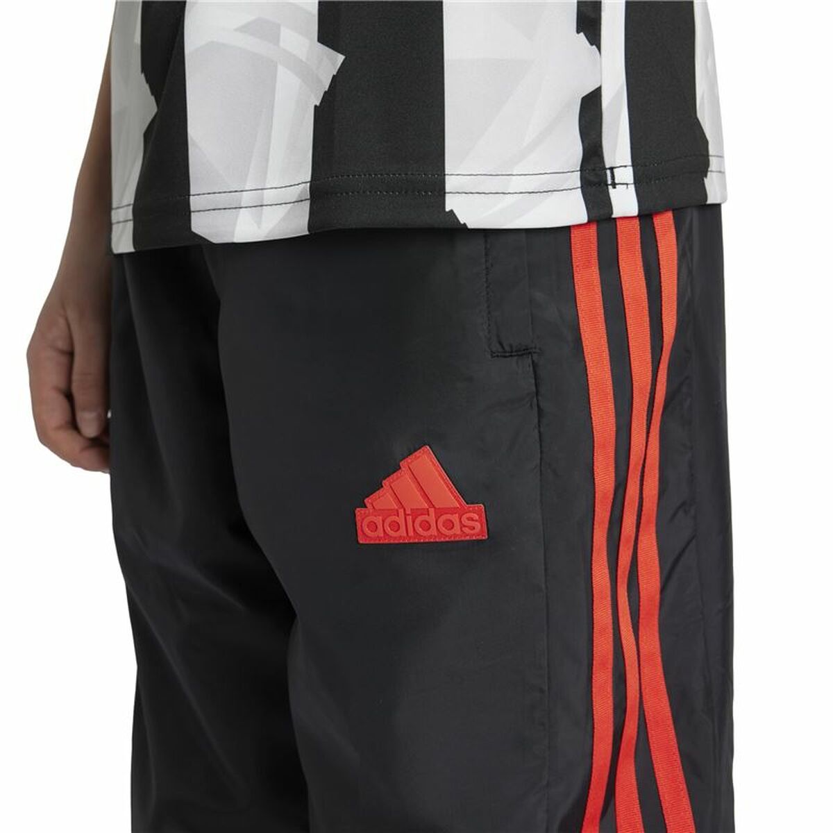 Lange sportbroek Adidas Tiro Woven Zwart Uniseks