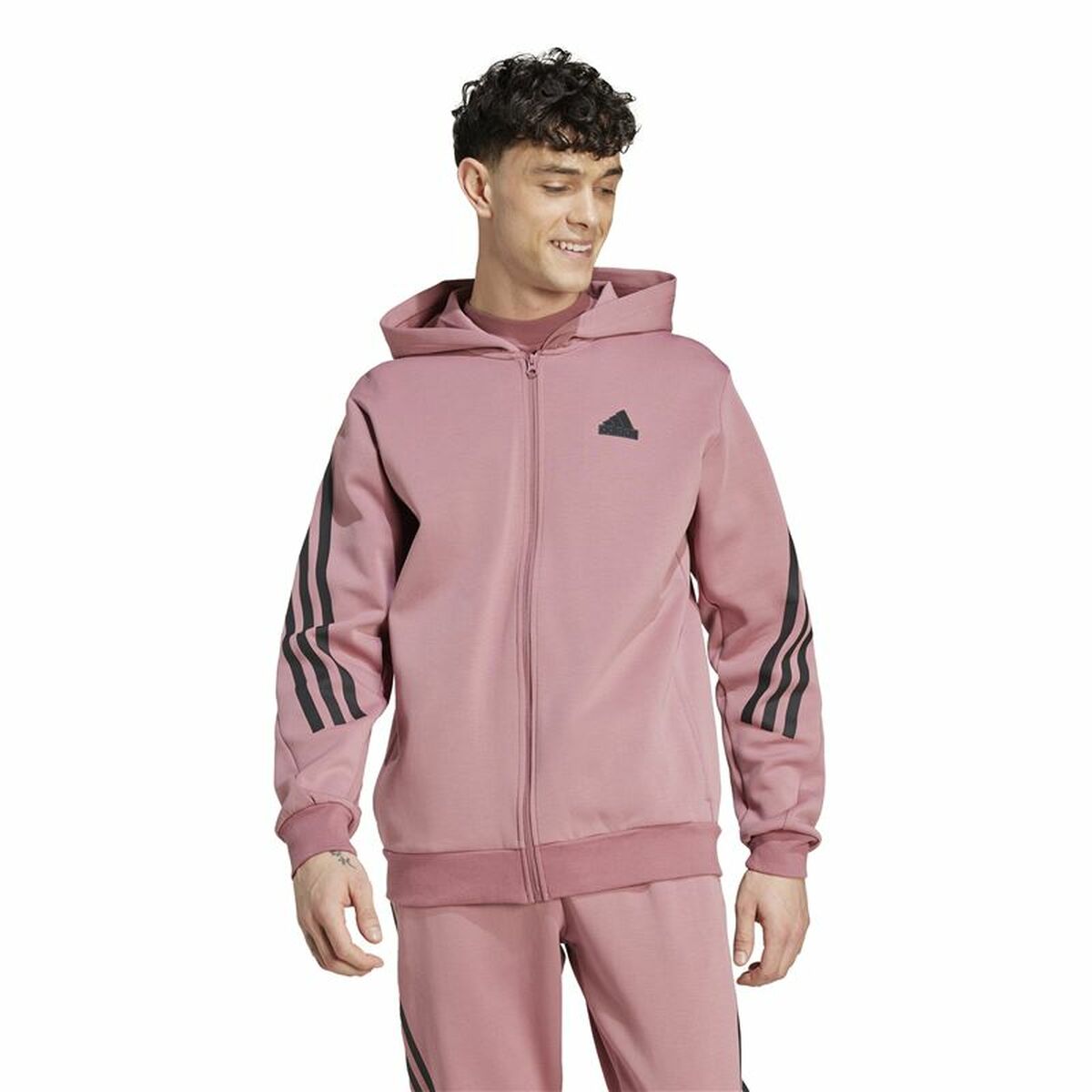 Image secondaire de Sweat à capuche homme Adidas Future Icons 3 Bandas