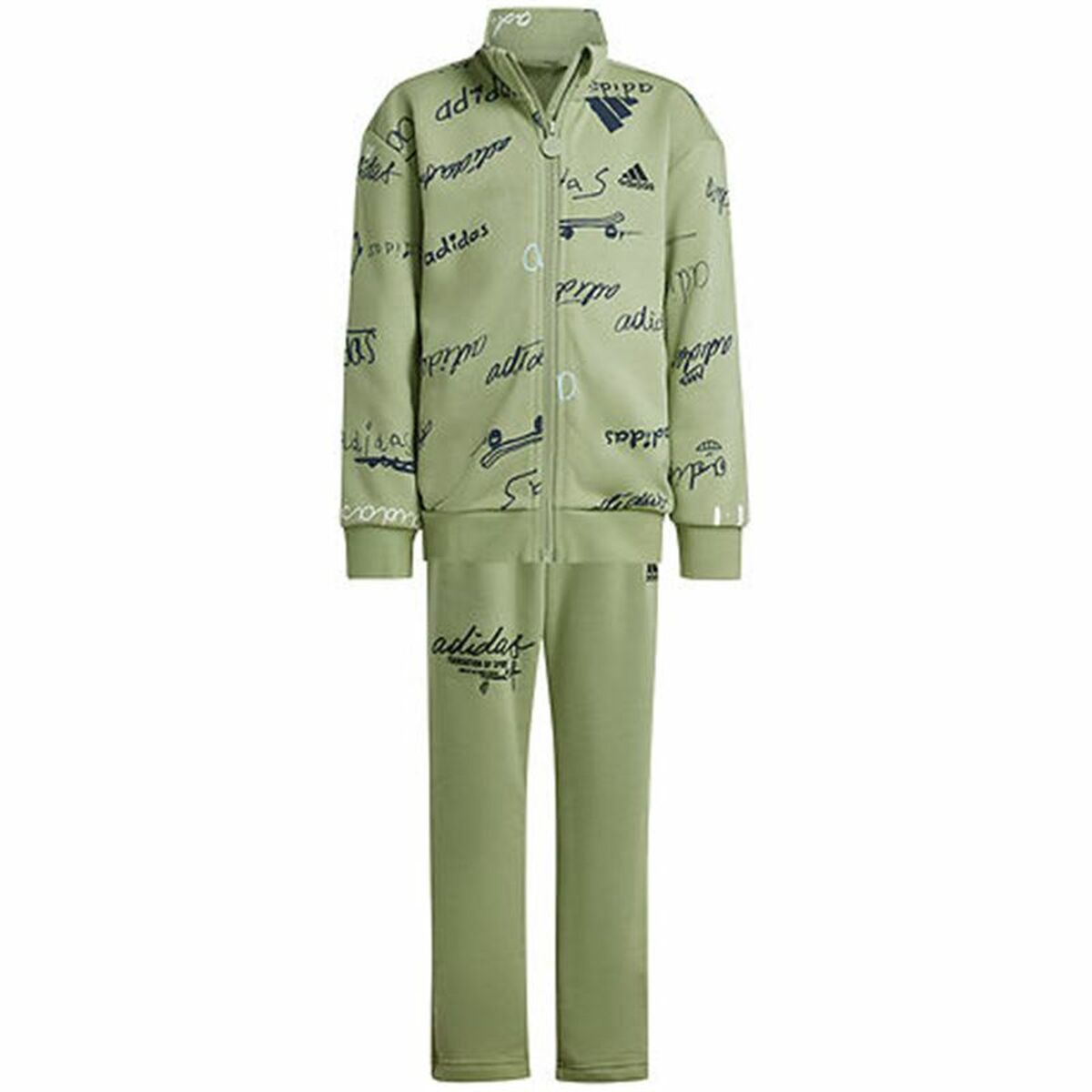 Children’s Tracksuit Adidas Brand Love Little Green Children’s Tracksuit Adidas Brand Love Little Green