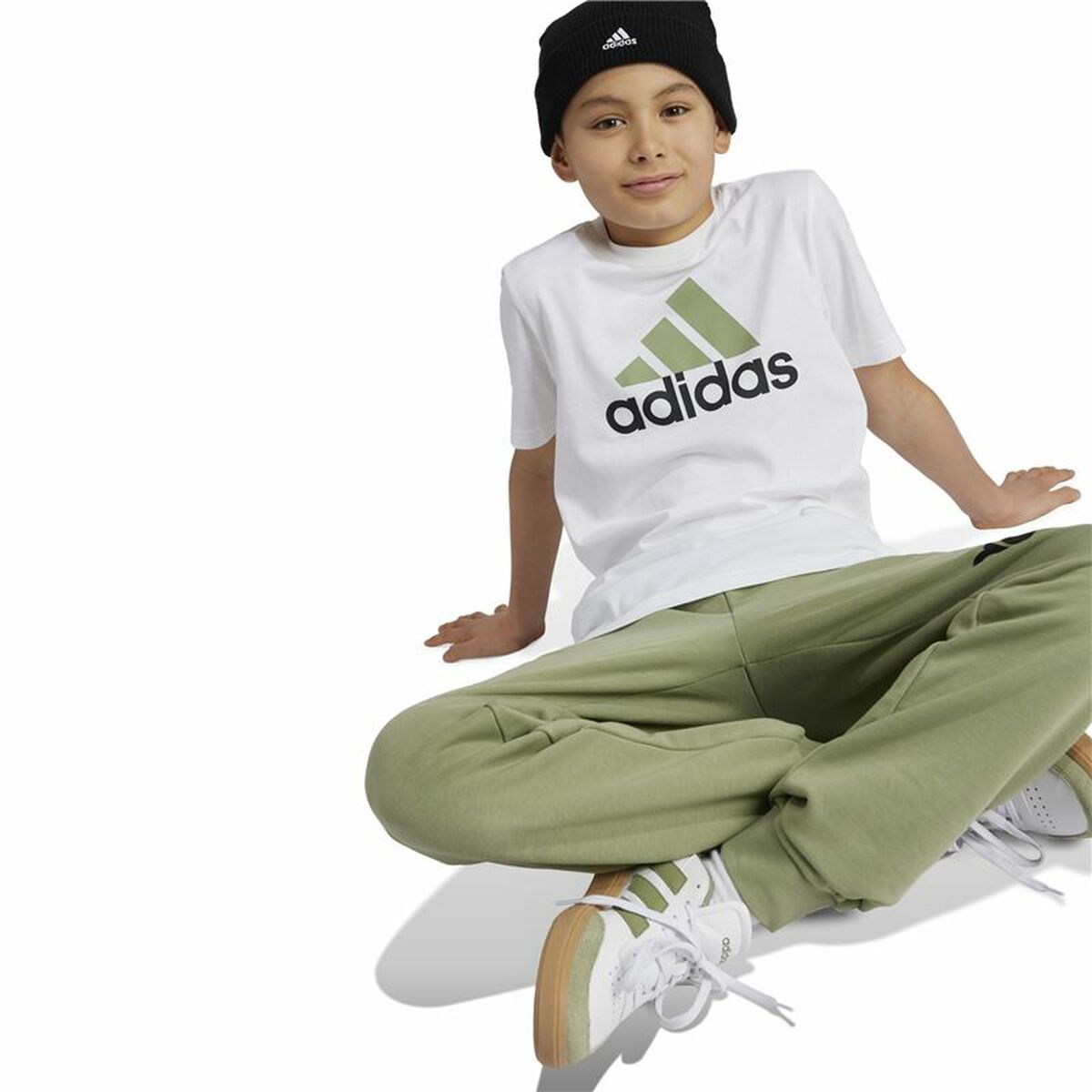 Image secondaire de T-shirt à manches courtes unisex Adidas Essentials Blanc
