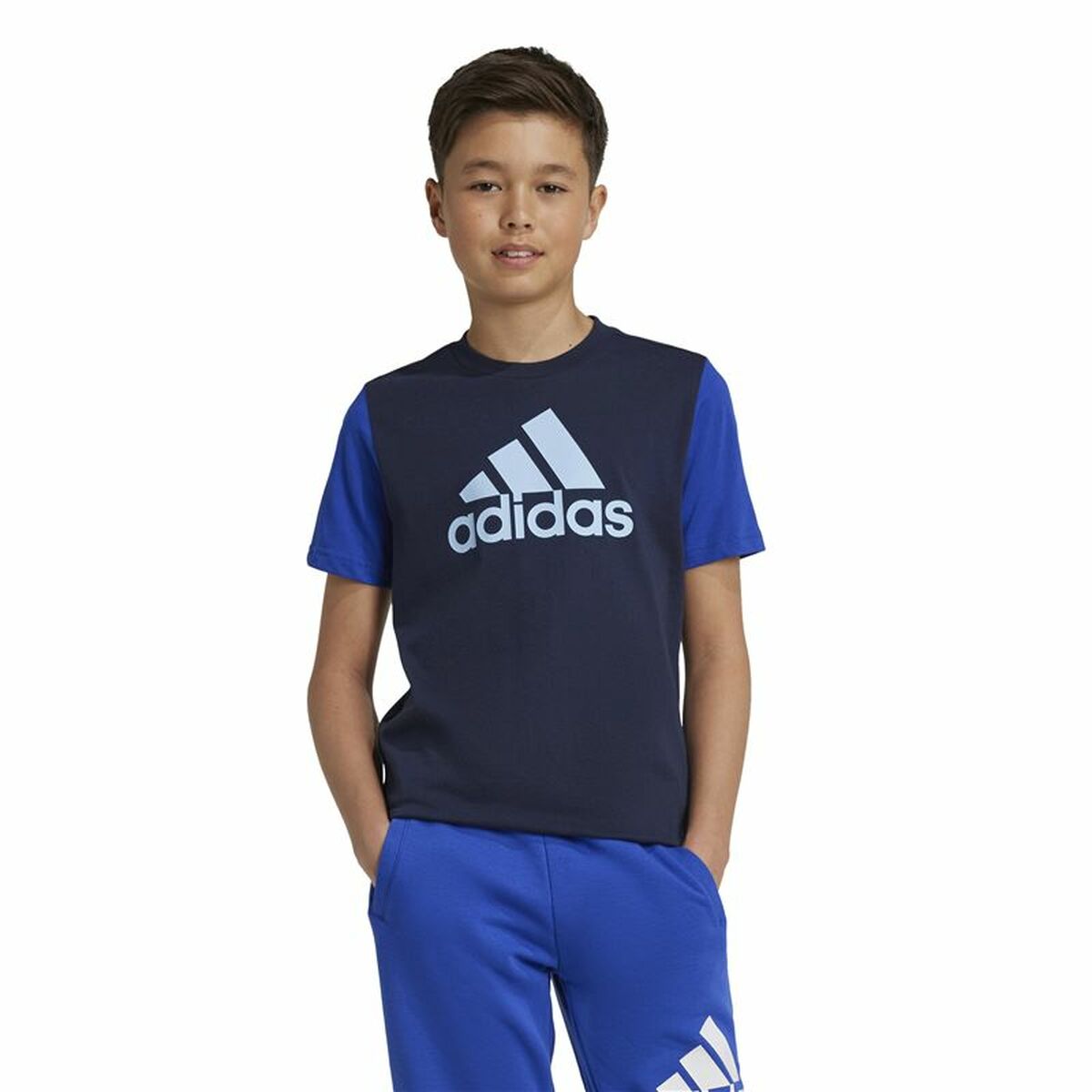 Image secondaire de T-shirt à manches courtes enfant Adidas Essentials Bleu