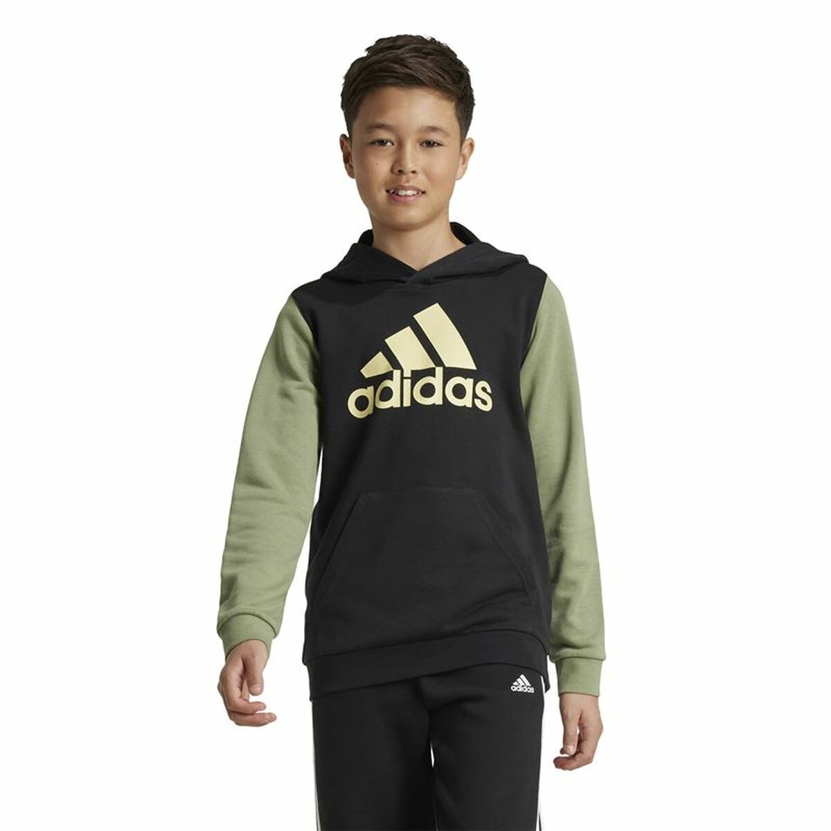 Image secondaire de Sweat à capuche homme Adidas Essentials Vert