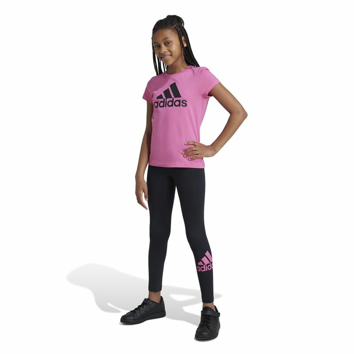 Image secondaire de Leggings de Sport Adidas Essentials Big Logo Noir