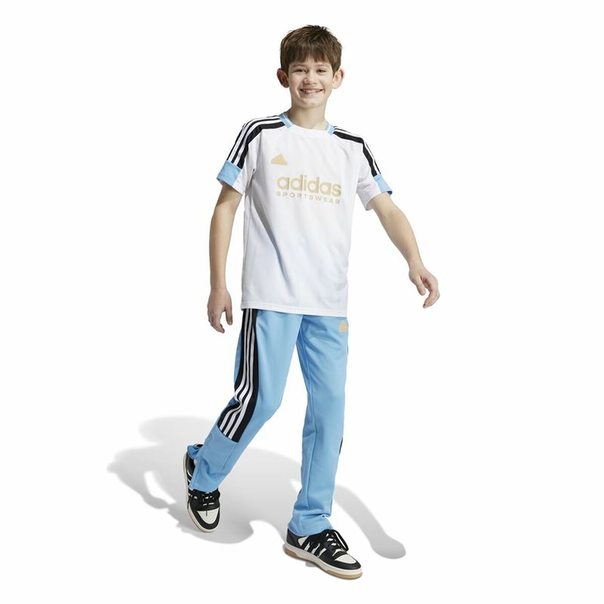 Image secondaire de T shirt à manches courtes Enfant Adidas Nations Blanc