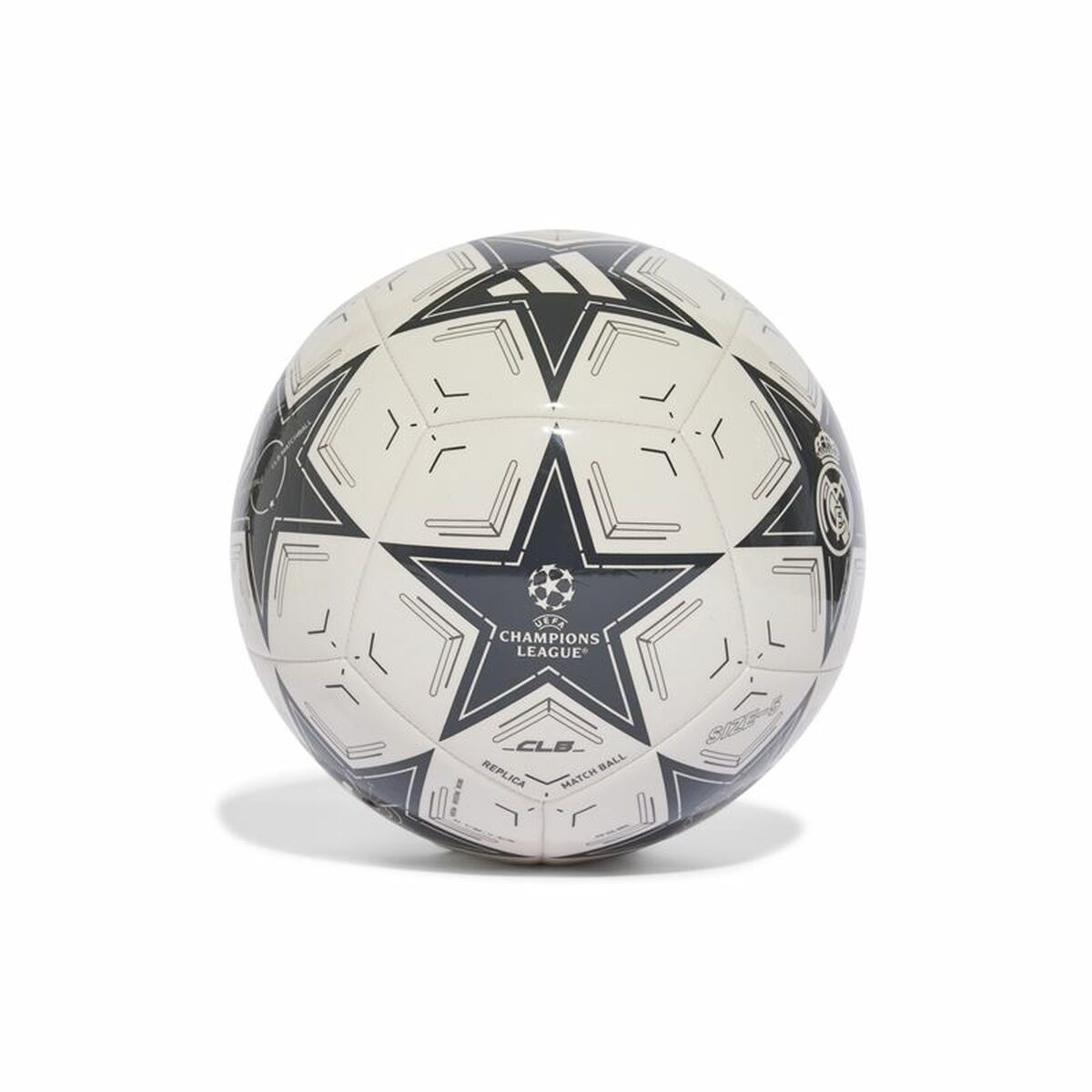 Ballon de Football Adidas Uefa Champions League Real Blanc Taille 5