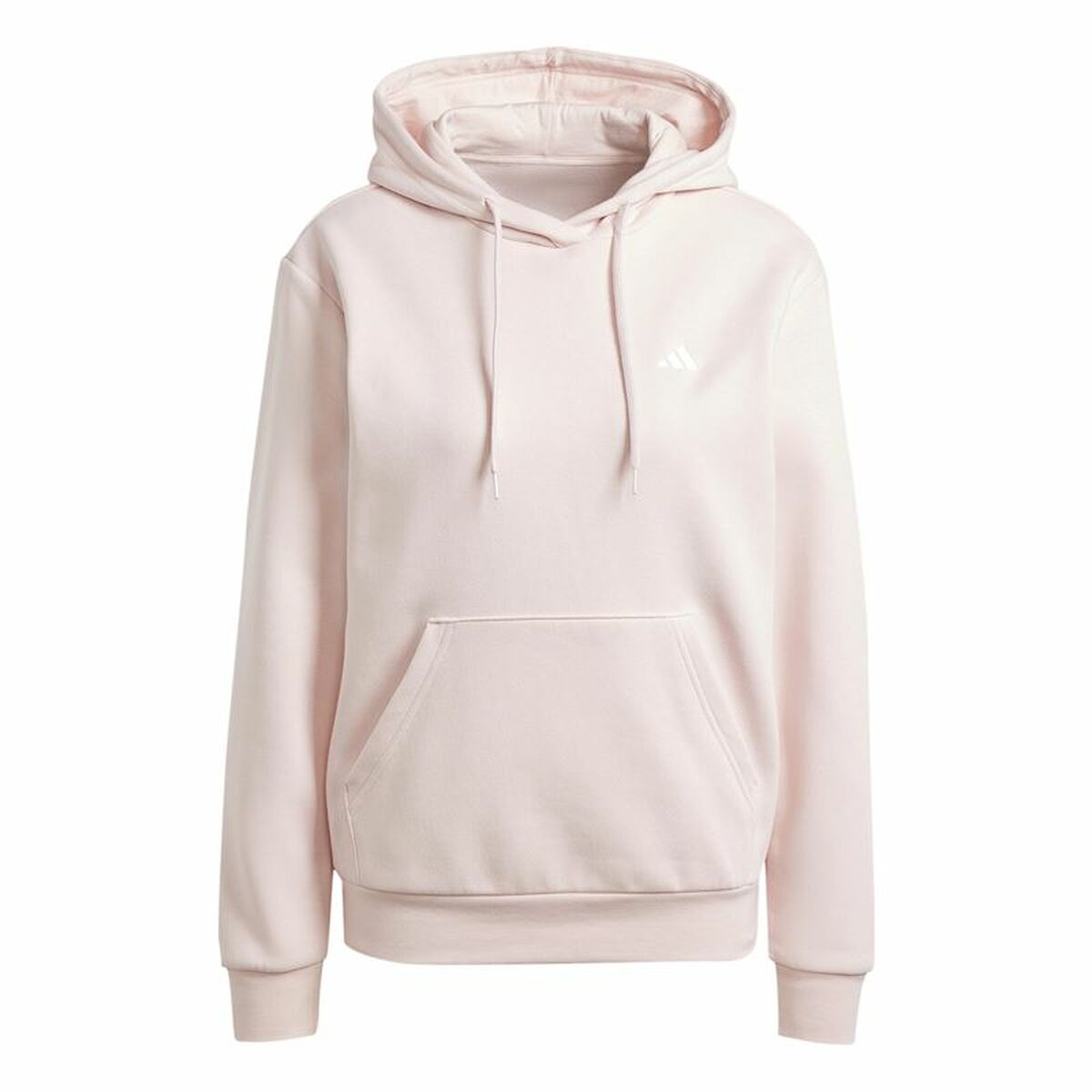 Sweat à capuche femme Adidas Essentials Blanc Rose