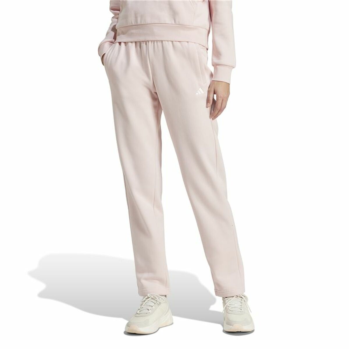 Image secondaire de Pantalon de sport long Adidas Essentials Small Logo Feel Cozy Open Rose Femme
