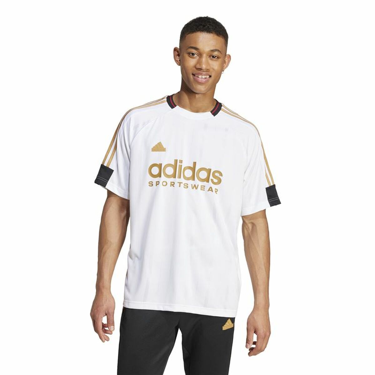 Image secondaire de T-shirt à manches courtes homme Adidas House Of Tiro Nations Pack Blanc