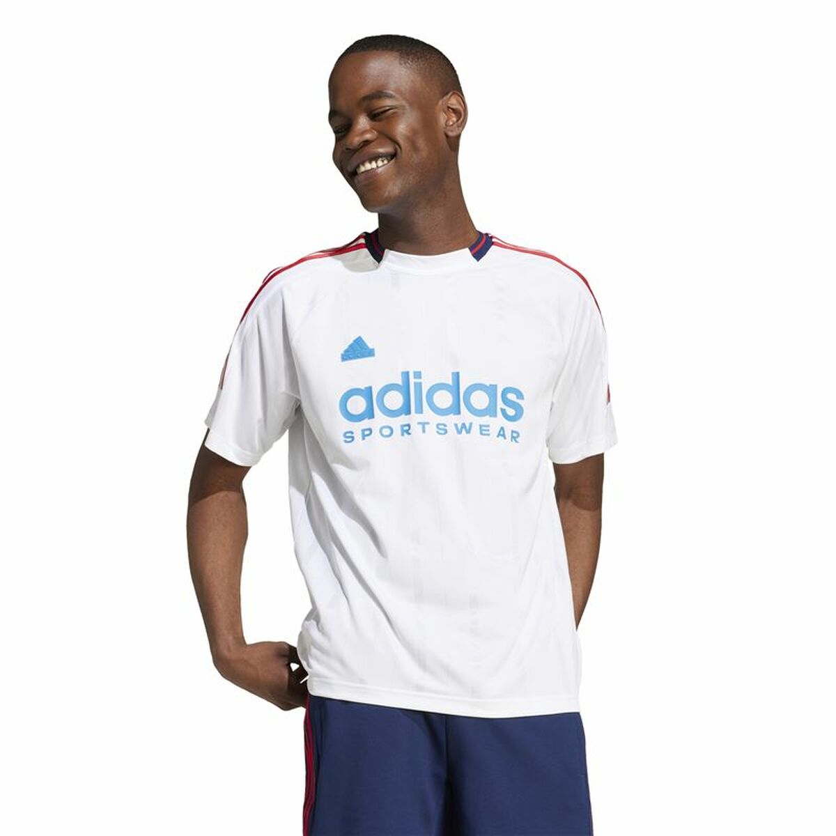 Image secondaire de T-shirt à manches courtes homme Adidas Tiro Nations Pack Blanc