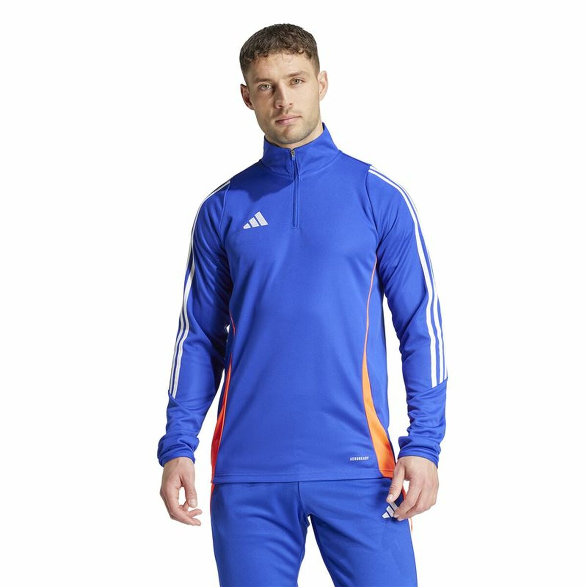 Image secondaire de Sweat sans capuche Adidas Tiro24 Training Bleu
