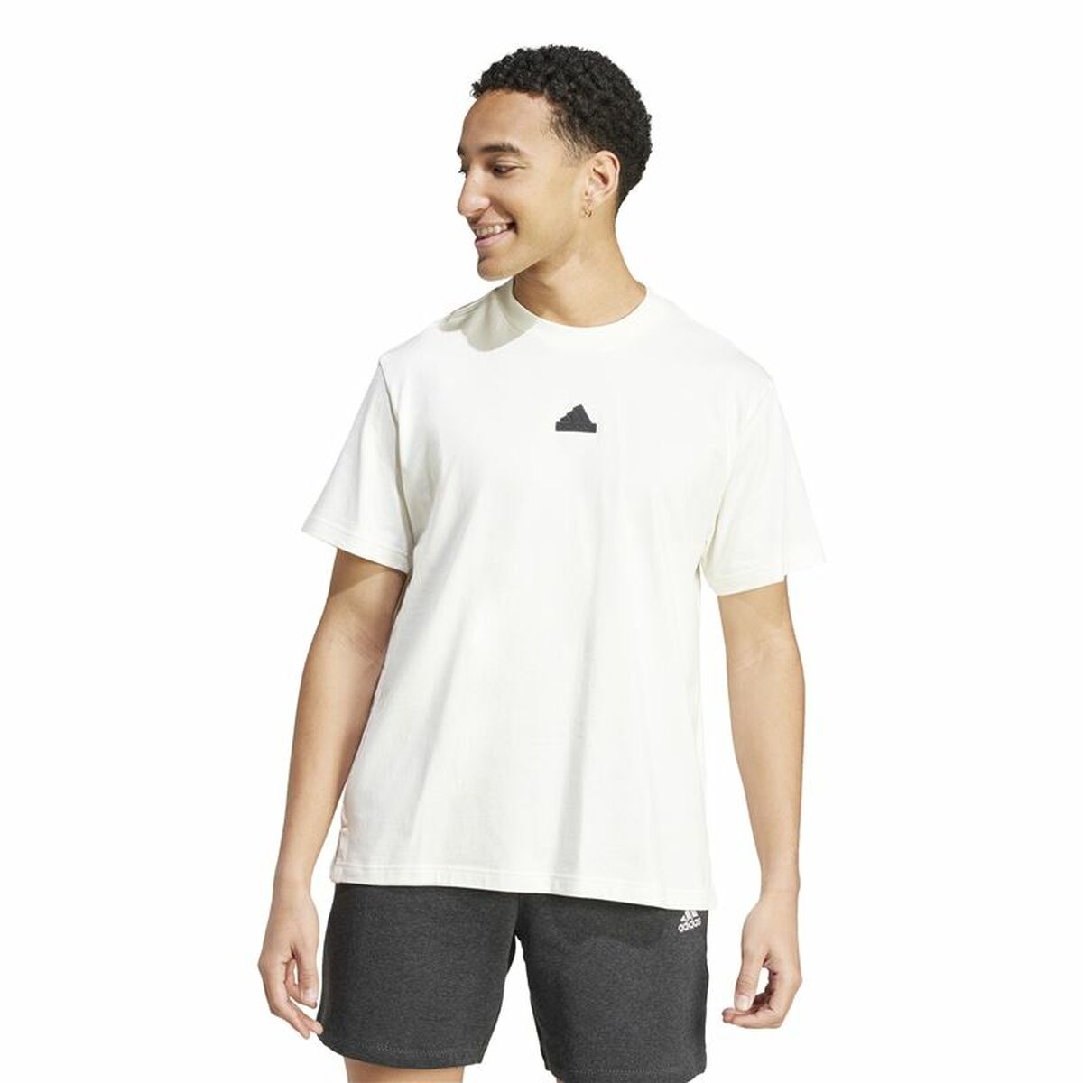 Image secondaire de T-shirt à manches courtes homme Adidas Brand Love Blanc