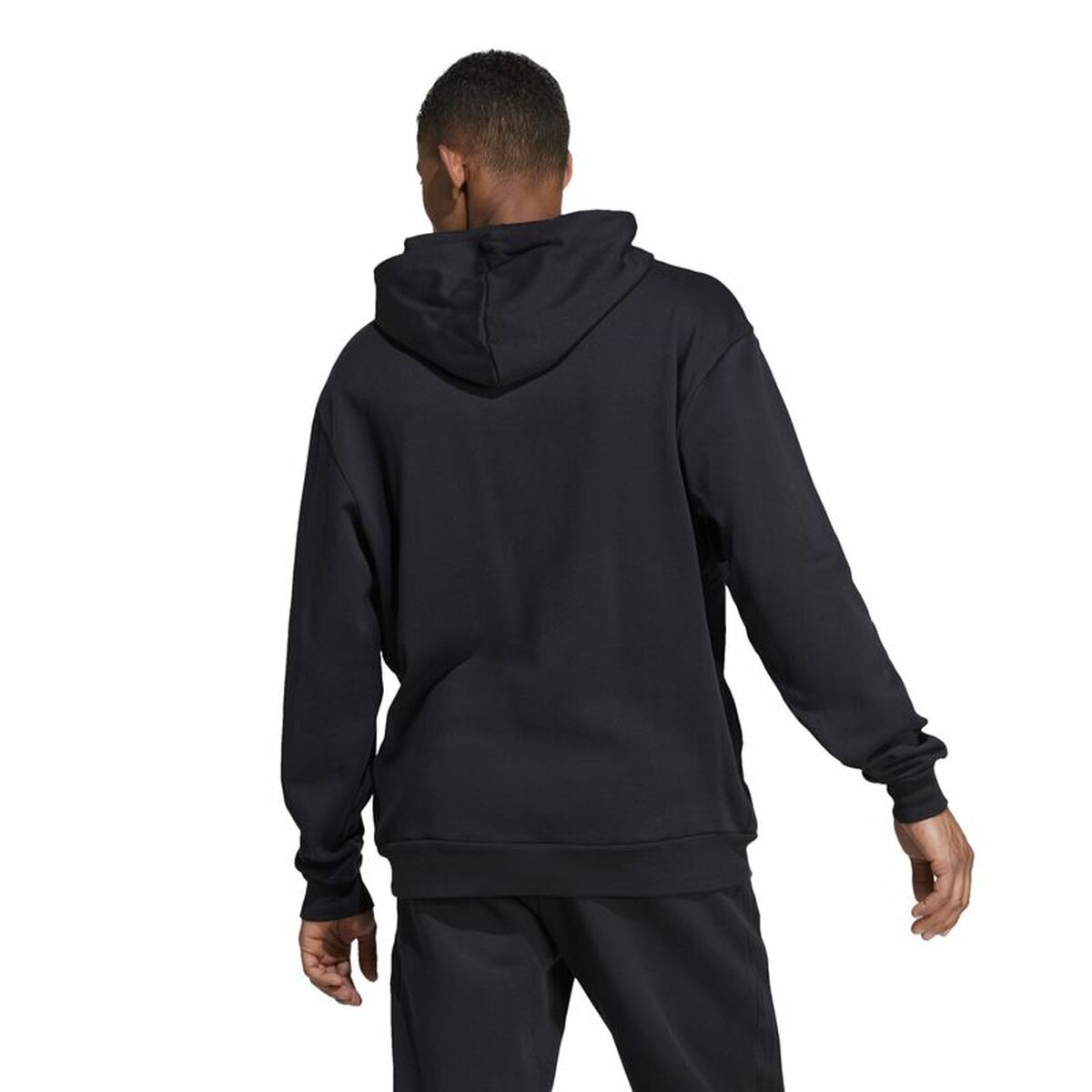 Herenhoodie Adidas Brand Love French Terry Zwart