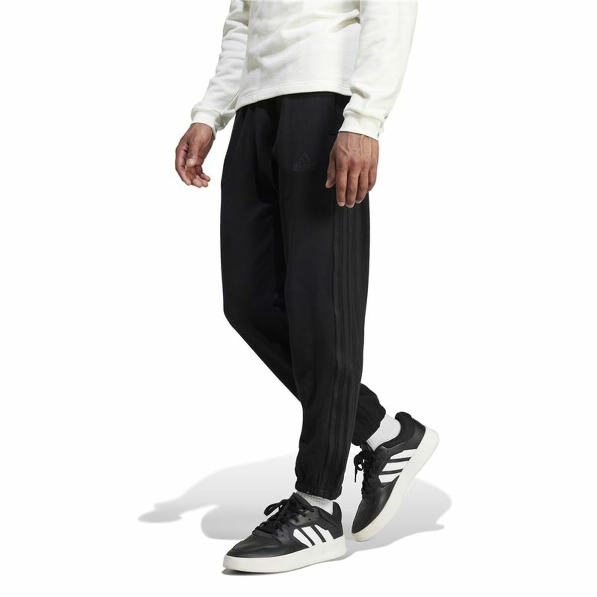Image secondaire de Pantalon de sport long Adidas Brand Love French Terry Noir Homme