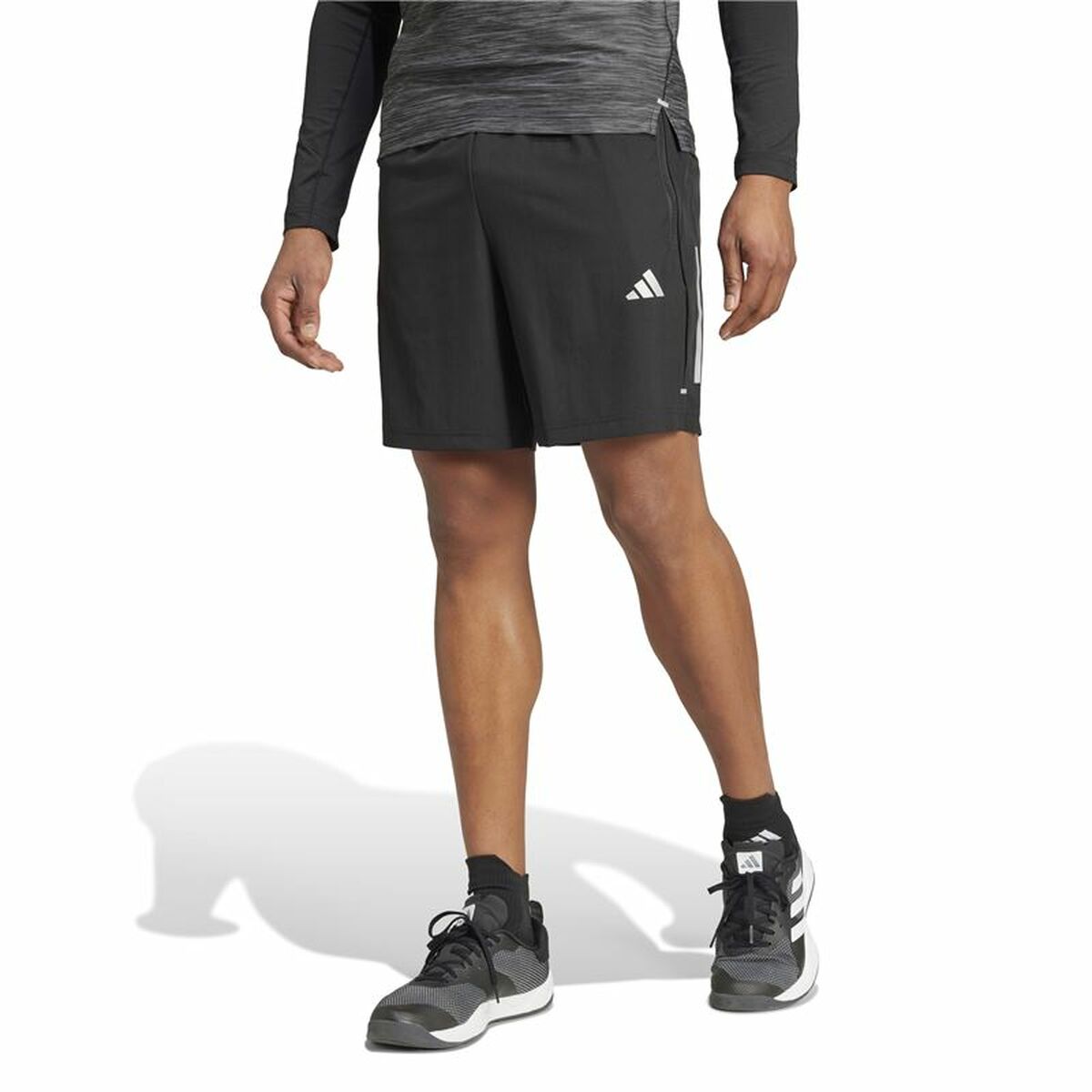 Image secondaire de Short de Sport pour Homme Adidas Gym+ 3 Bandas Woven Noir