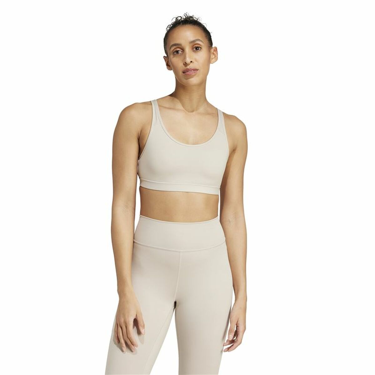 Sportbeha Adidas All Me Essentials Medium Beige