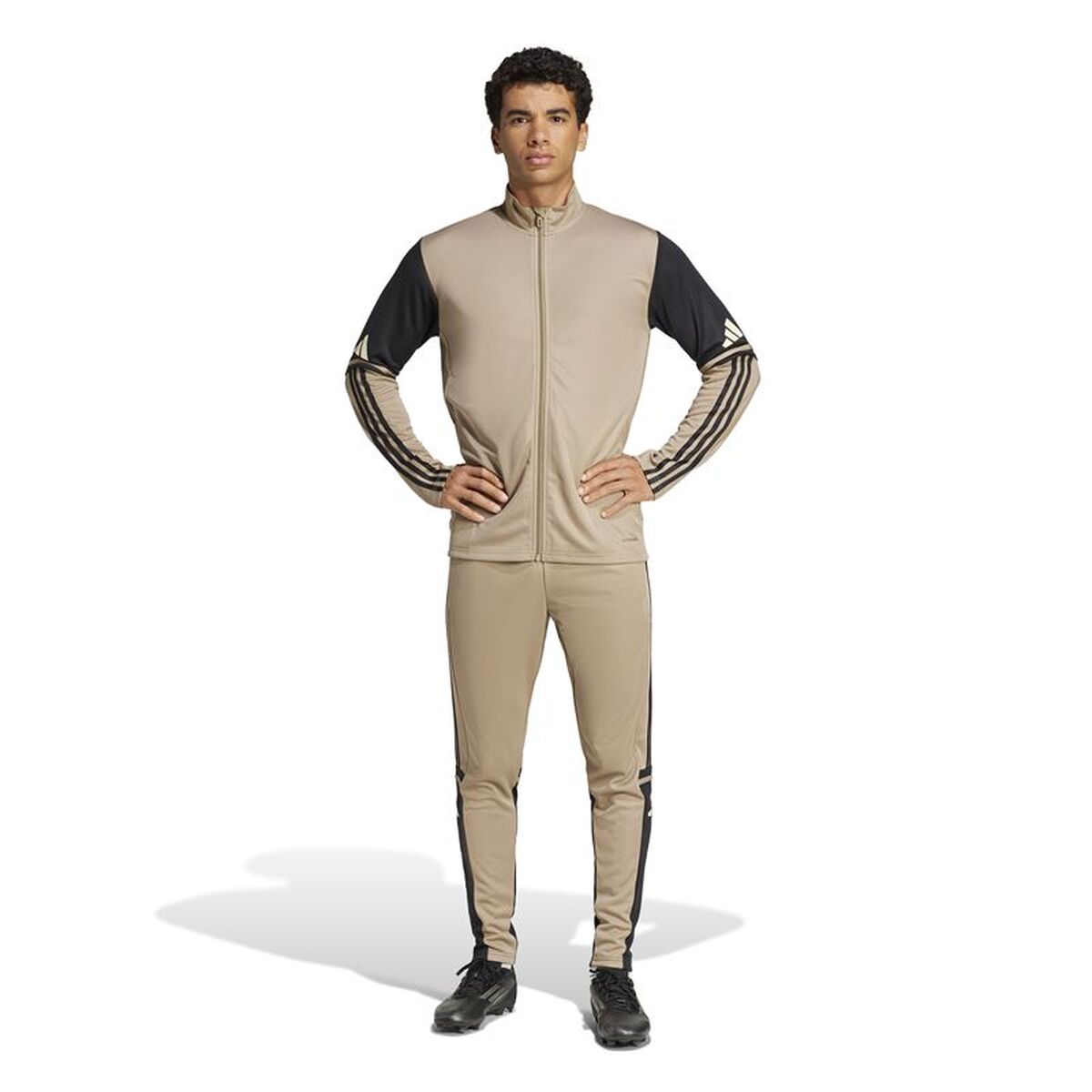 Men’s Sports Jacket Adidas Squadra25 Beige Football