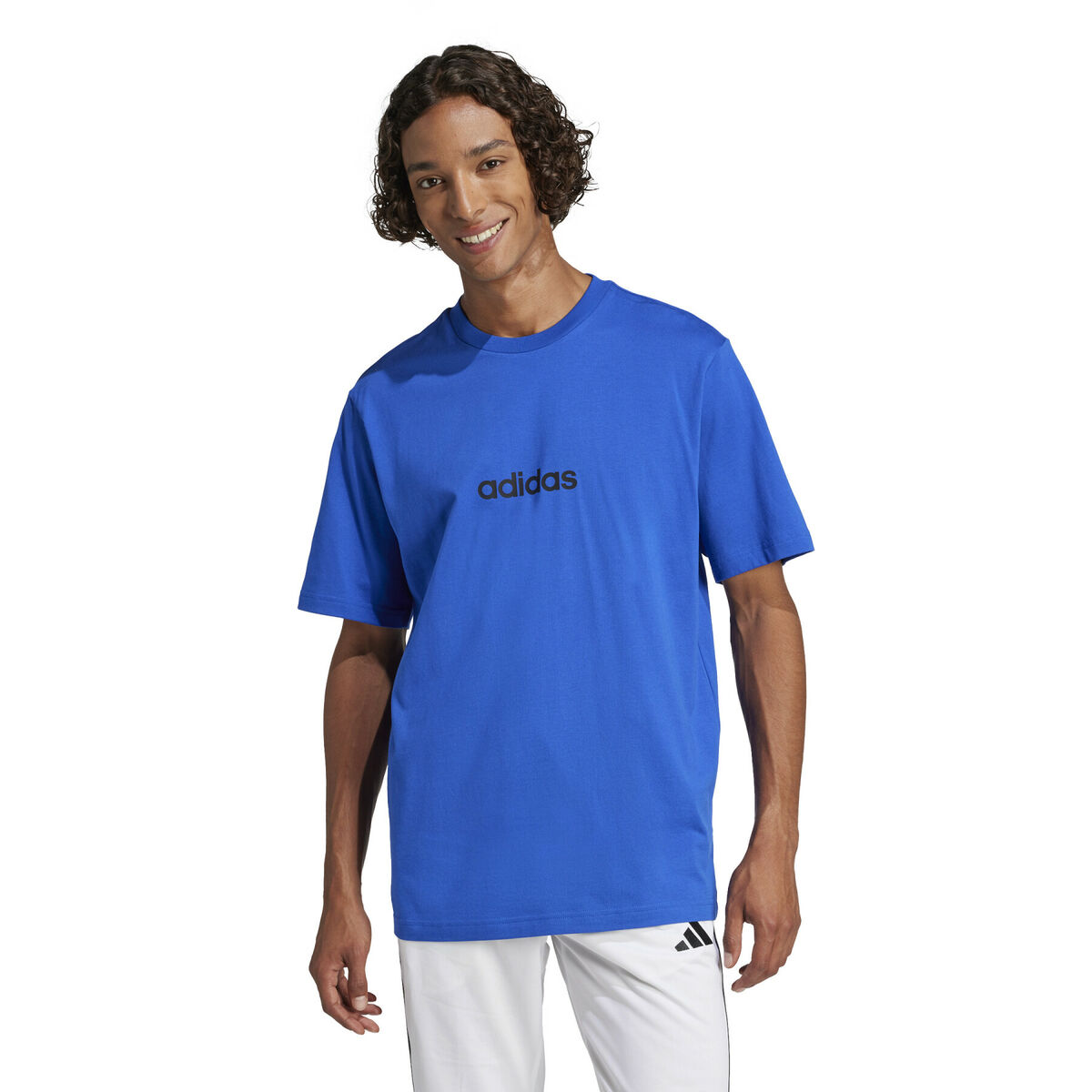 Image secondaire de T-shirt à manches courtes homme Adidas M LIN SJ T JE8995 Bleu