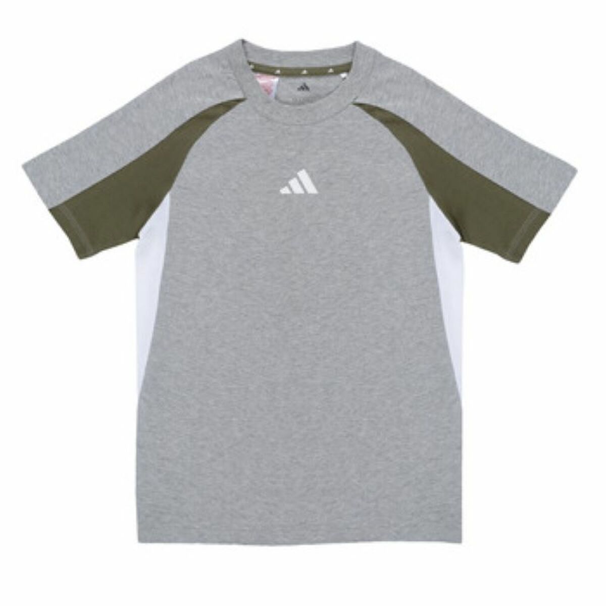 T shirt à manches courtes Enfant Adidas J CB T JD0059 Gris