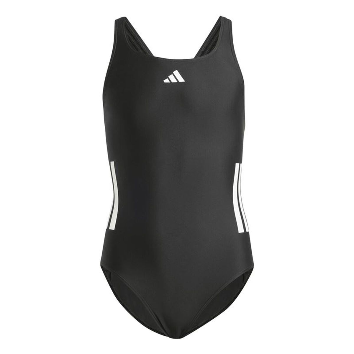 Zwempak voor Meisjes Adidas 3Bandas Bld Swimsuit Zwart